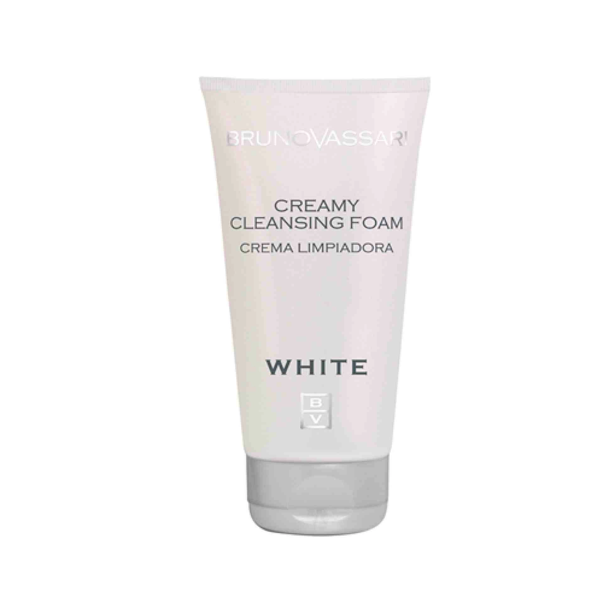 Creamy Cleansing Foam | Crema limpiadora 150ml - White - Bruno Vassari ®