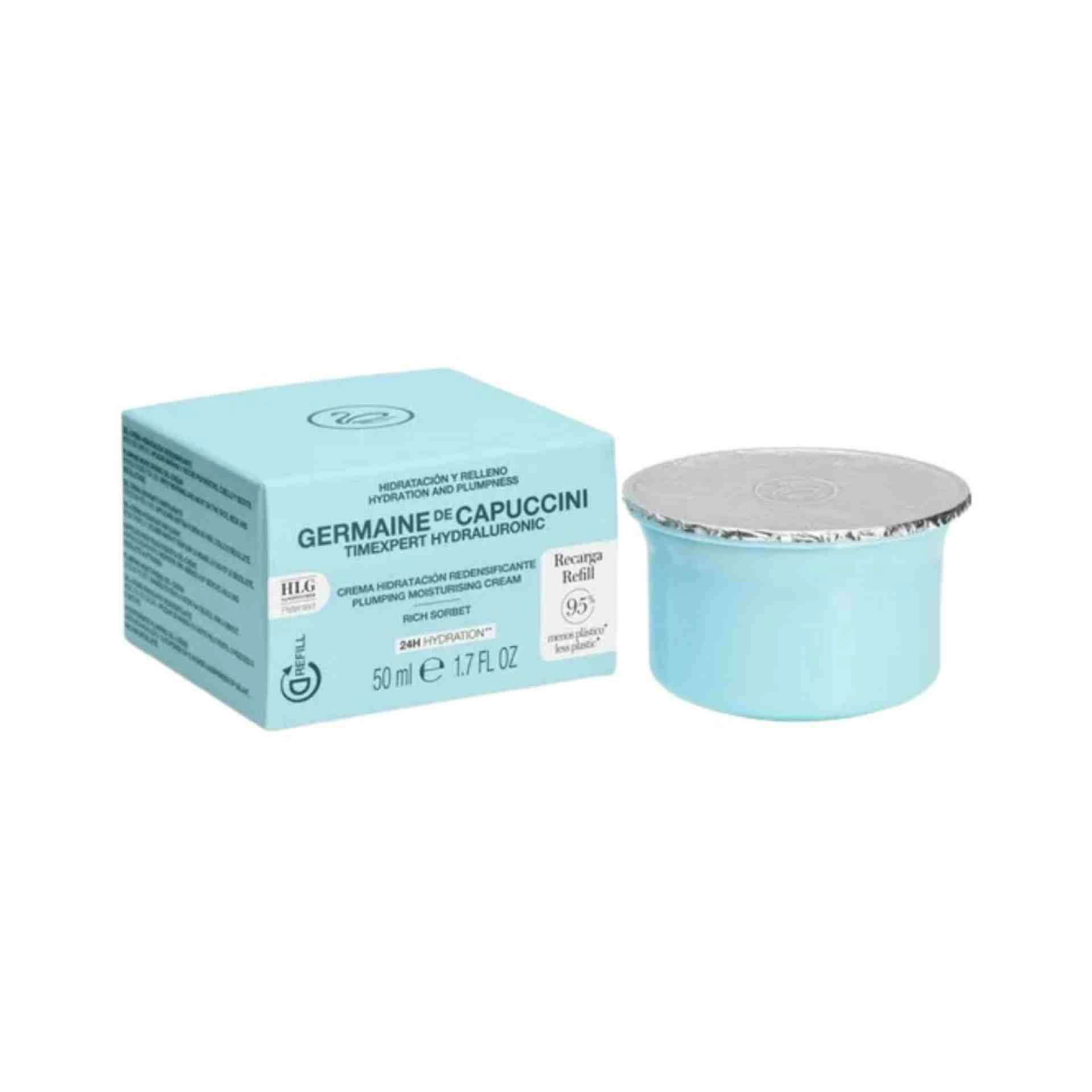 Crema Hidratación Redensificante Rich Sorbet | Crema hidratante rica 50ml - Timexpert Hydraluronic - Germaine de Capuccini ®