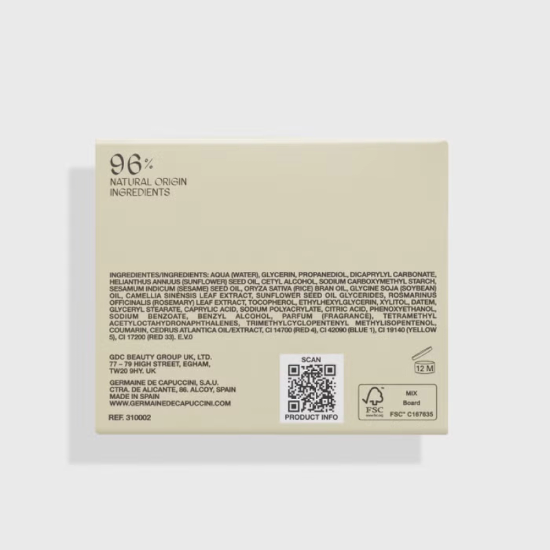 Crema Hidratante y Nutritiva Corporal 100ml - Sperience - Germaine de Capuccini ®