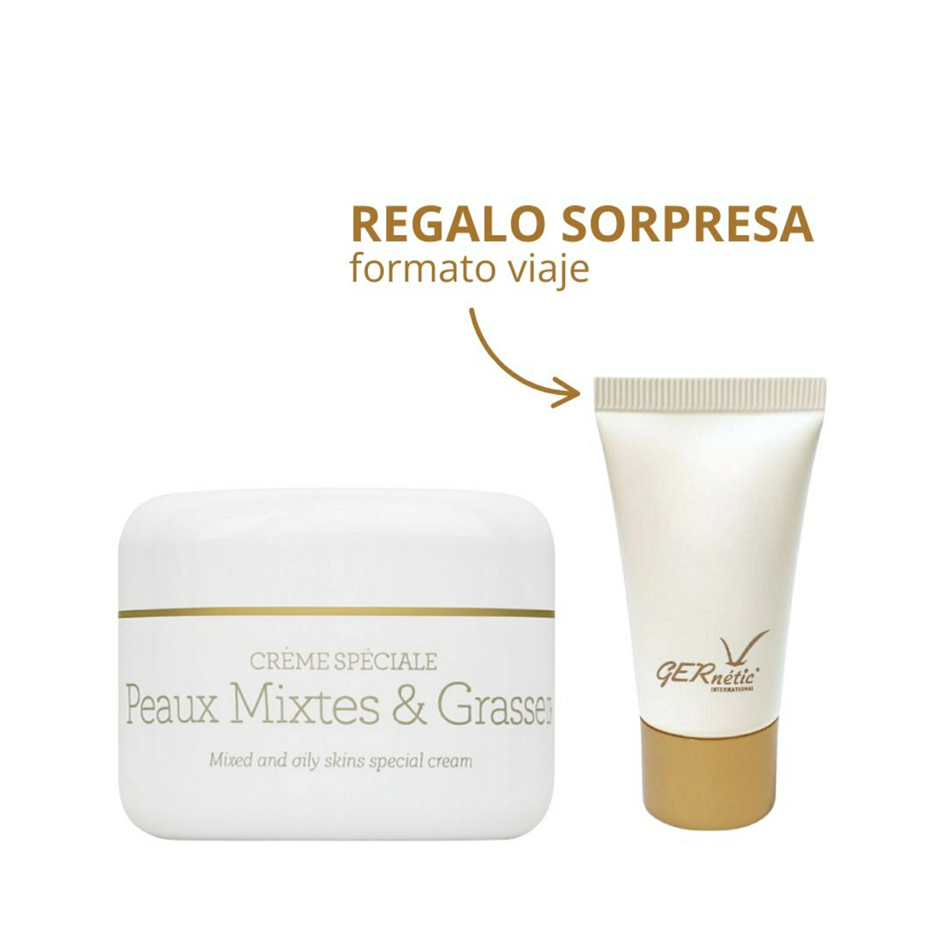 Crema Peaux Mixtes et Grasses | Crema para pieles mixtas y grasas 50ml - Gernetic ®