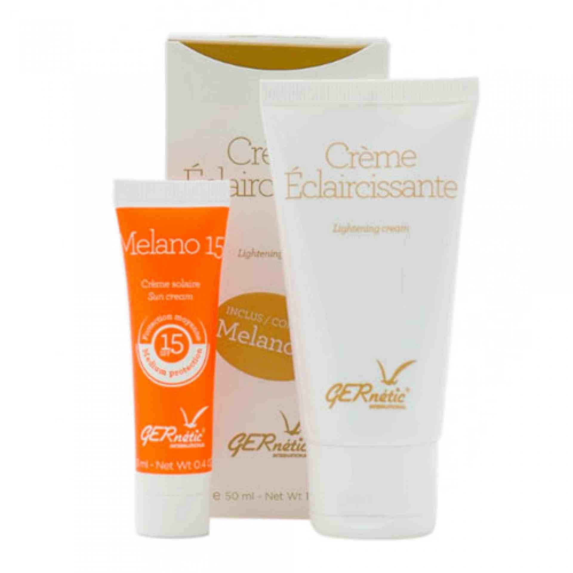 Crème Éclaircissante | Crema despigmentante 50ml + Regalo Melano 15 13ml - Gernétic ®