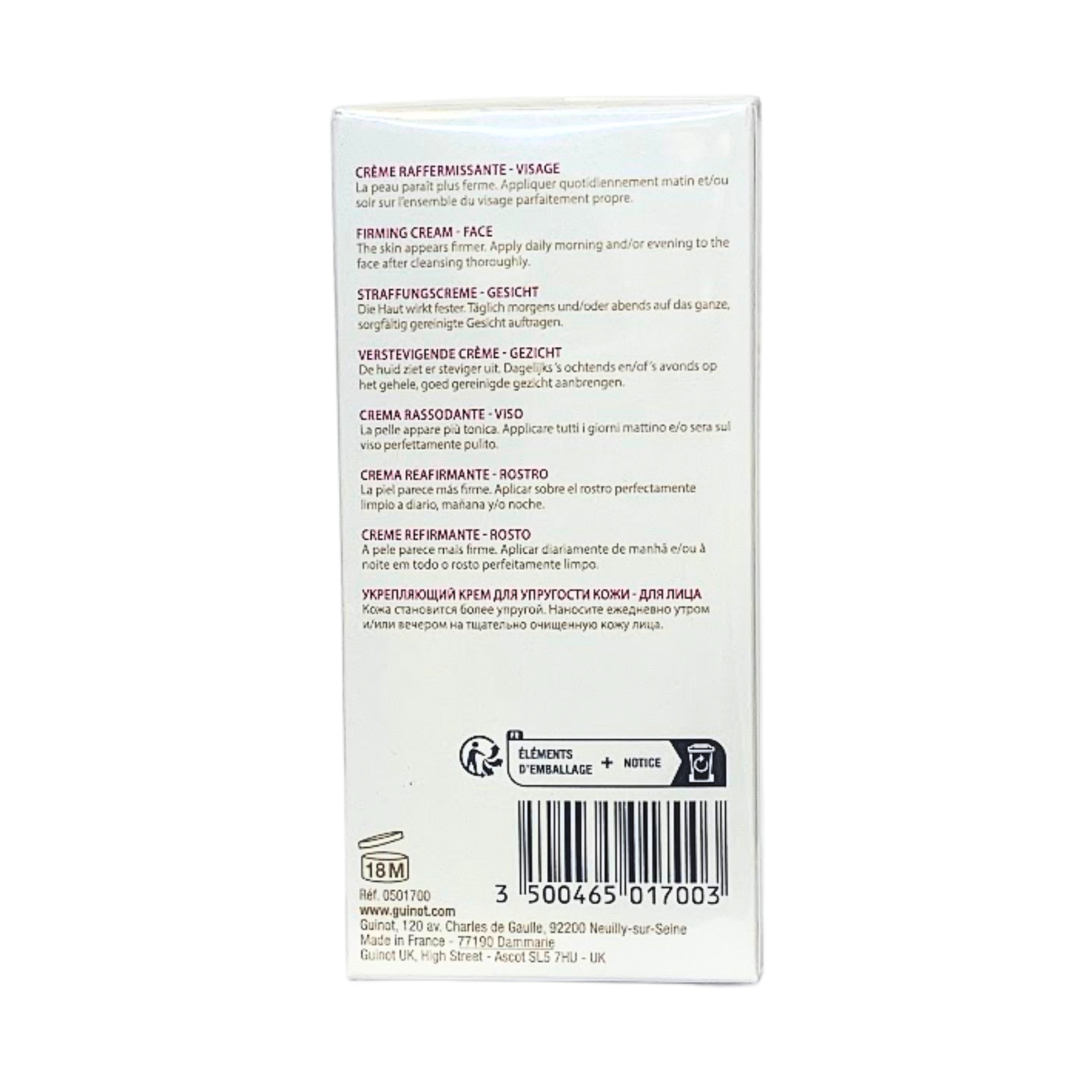 Crème Fermeté | Crema Reafirmante 50ml - Guinot ®