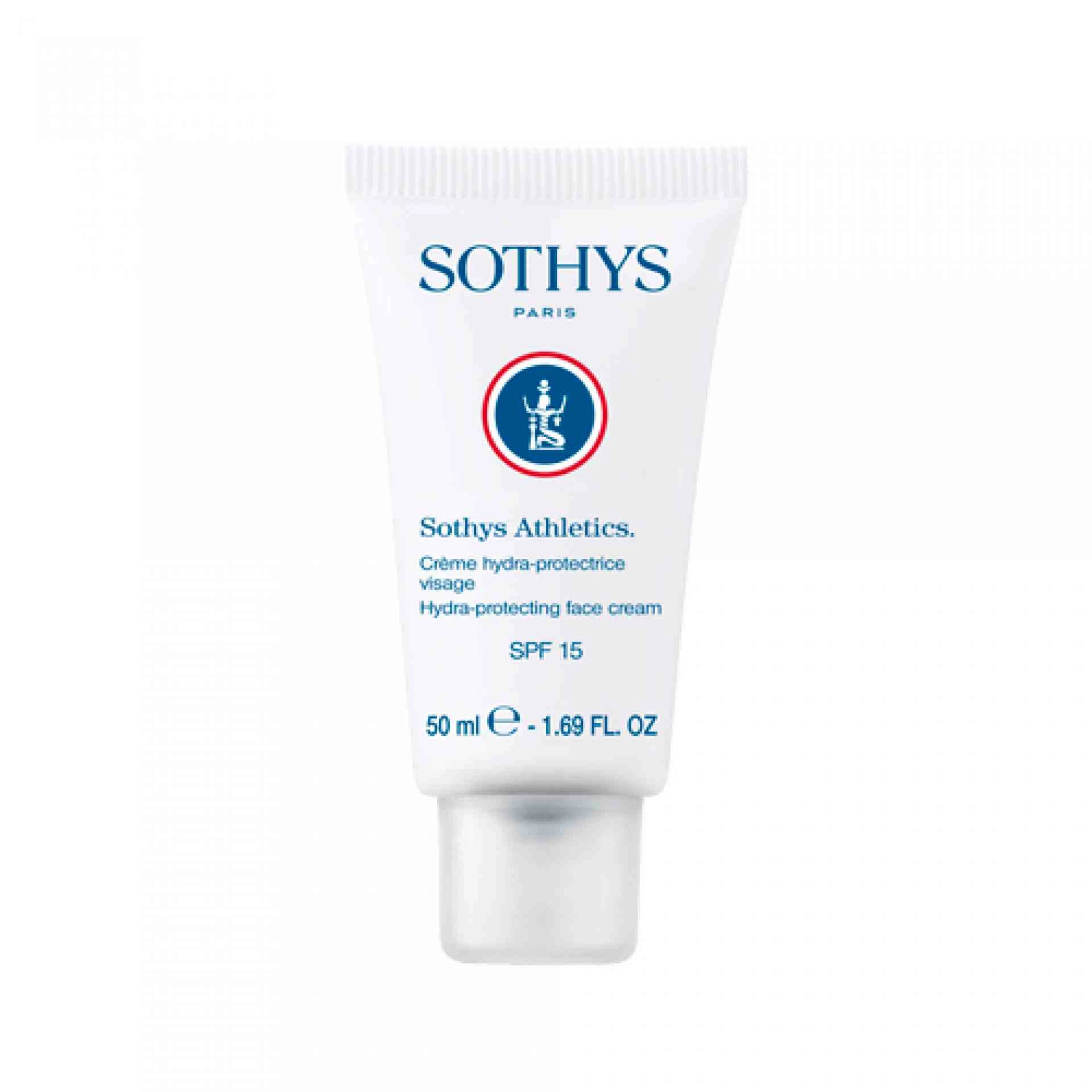 Crème Hydra-protective Visage SPF15 | Crema protectora 50ml - Sothys Athletics - Sothys ®