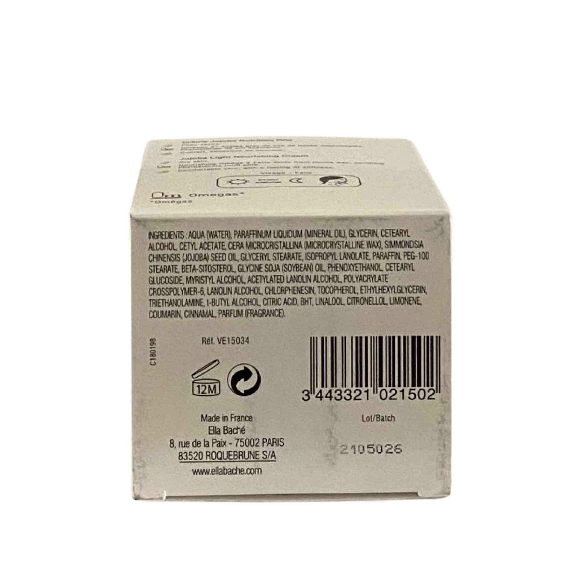 Crème Jojoba Nutrition Fine | Crema hidratante 50ml - Nutri'Action - Ella Baché ®