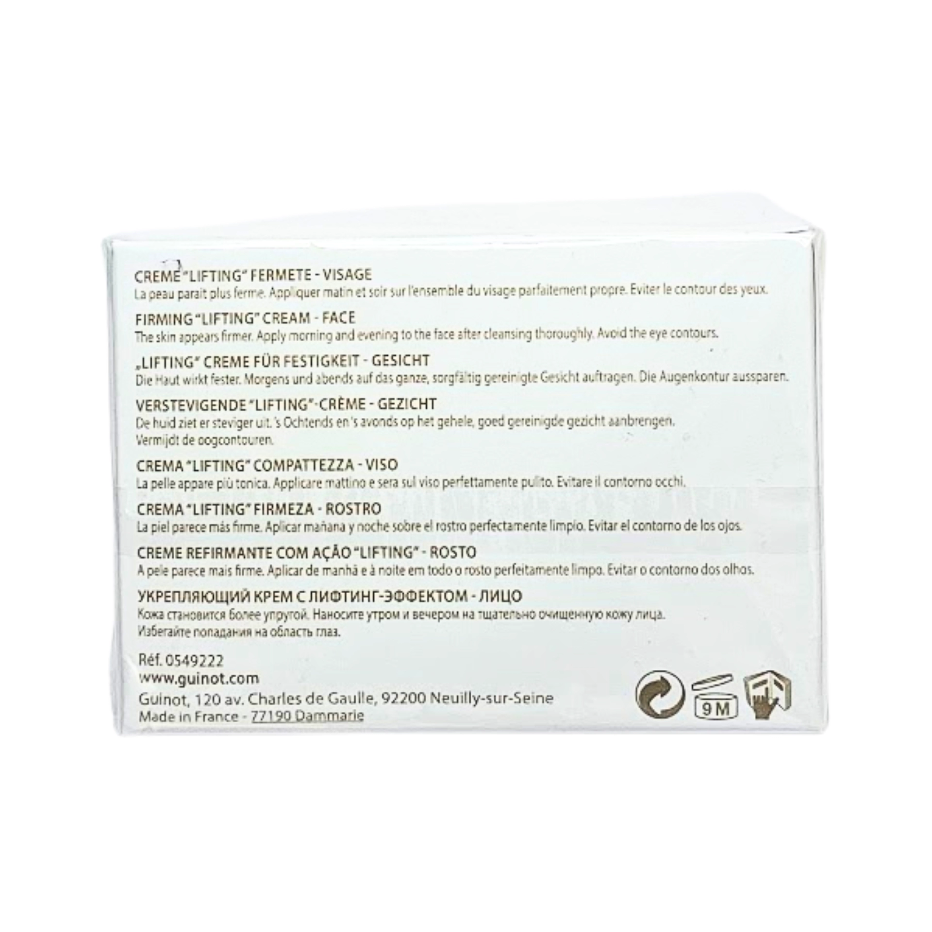 Crème Lift Summum | Crema Reafirmante 50ml - Guinot ®