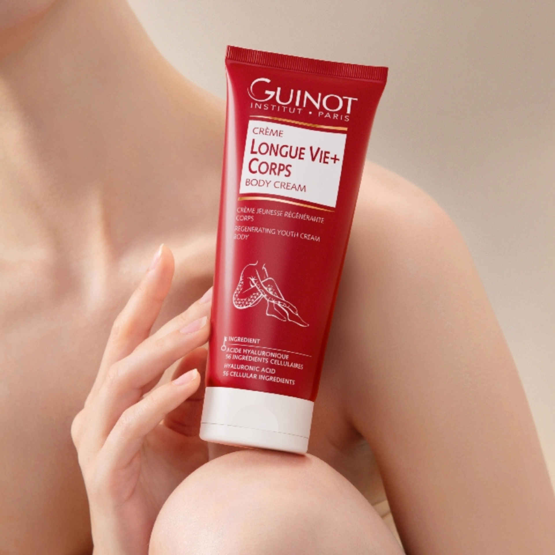 Crème Longue Vie Corps | Crema Corporal Reafirmante 200ml - Guinot ®