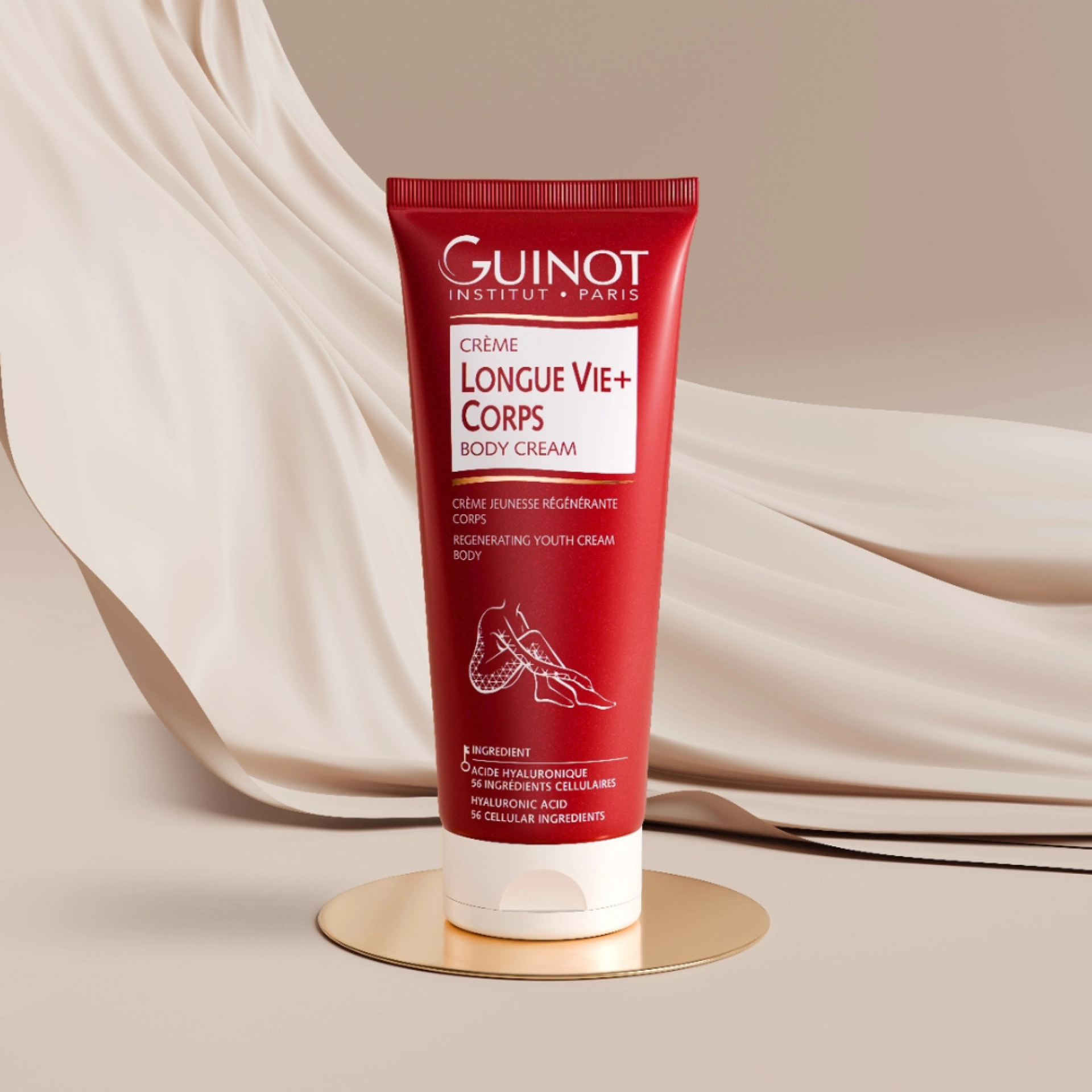 Crème Longue Vie Corps | Crema Corporal Reafirmante 200ml - Guinot ®