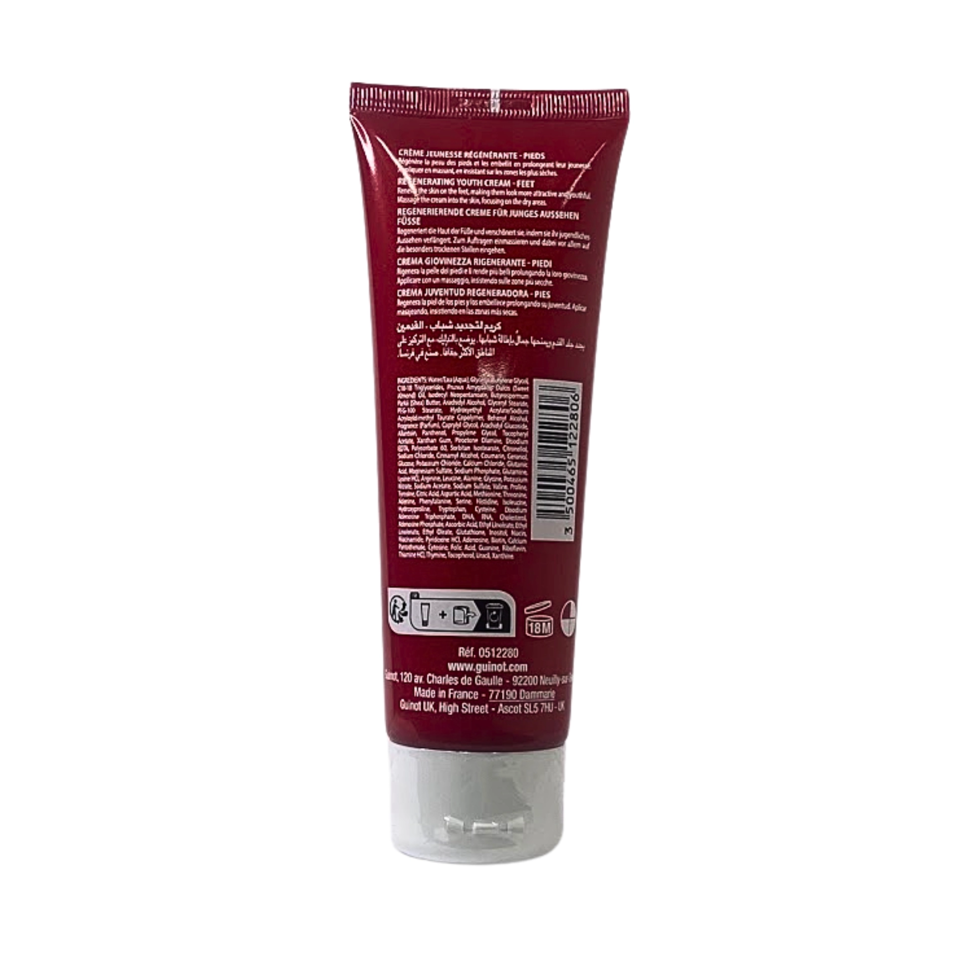 Crème Longue Vie Pieds | Crema Regeneradora de Pies 125ml - Guinot ®