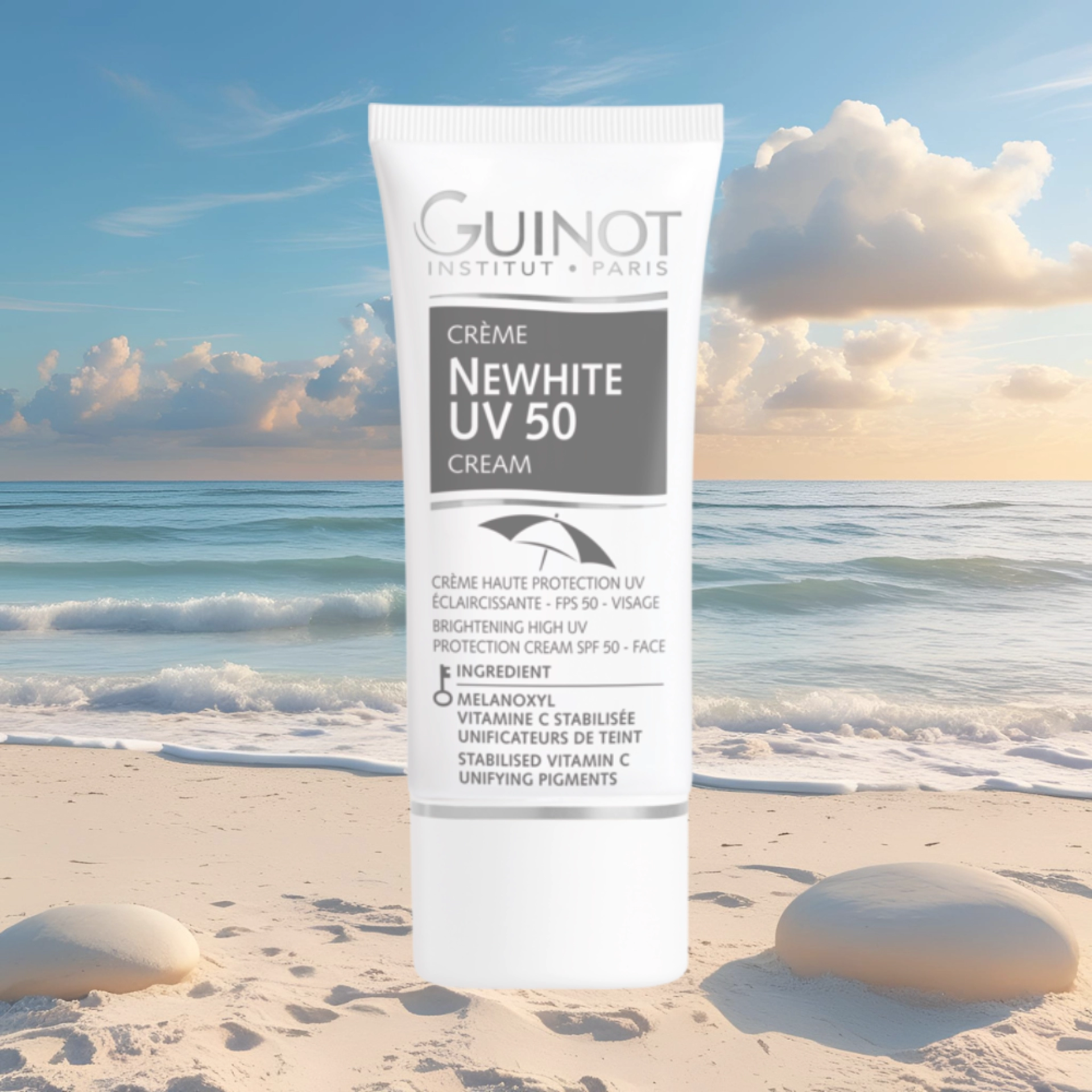 Crème Newhite UV 50 | Crema Clarificante 30ml - Guinot ®