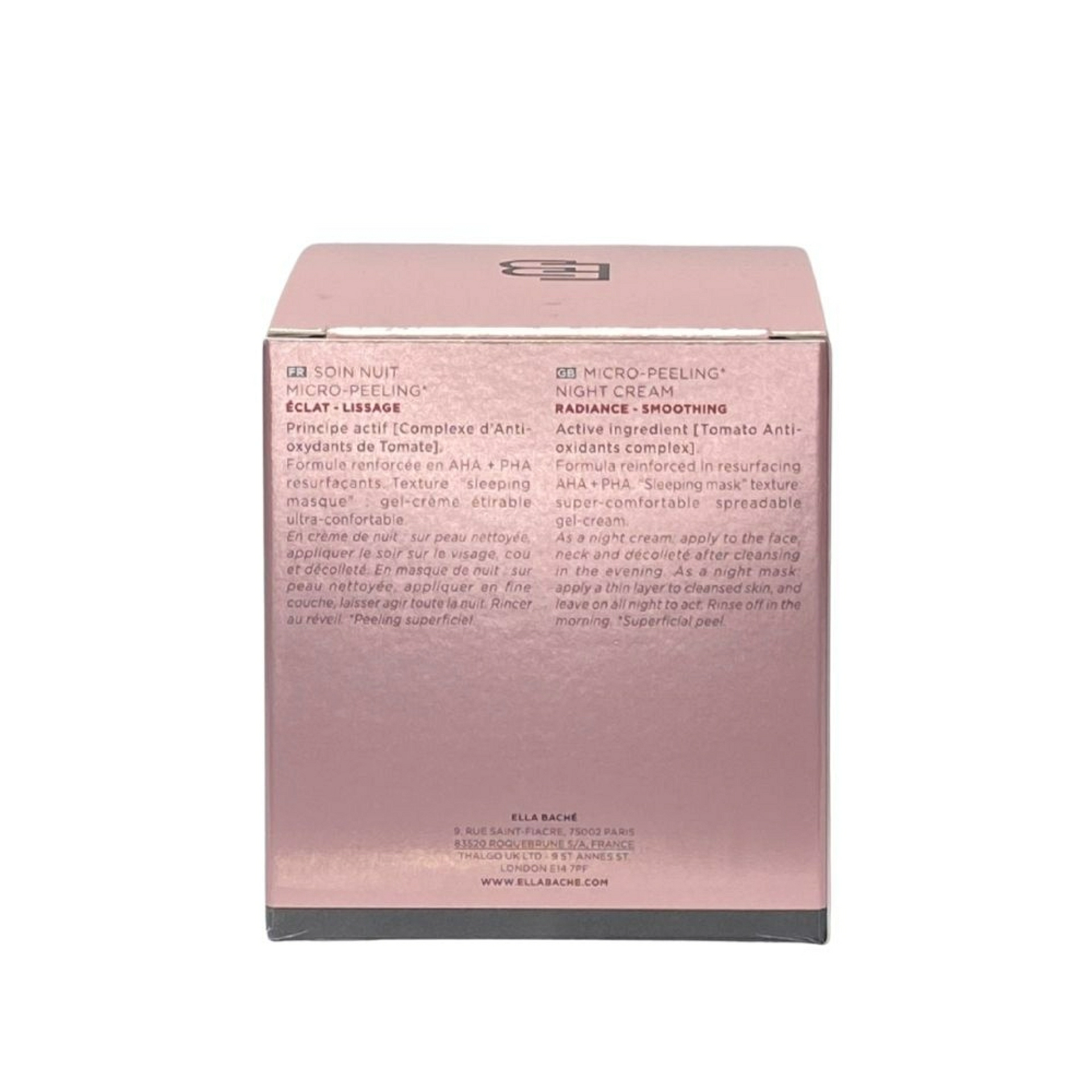 Crème Nuit Micro-Peeling | Crema de noche iluminadora 50ml - Tomate Glow - Ella Baché ®