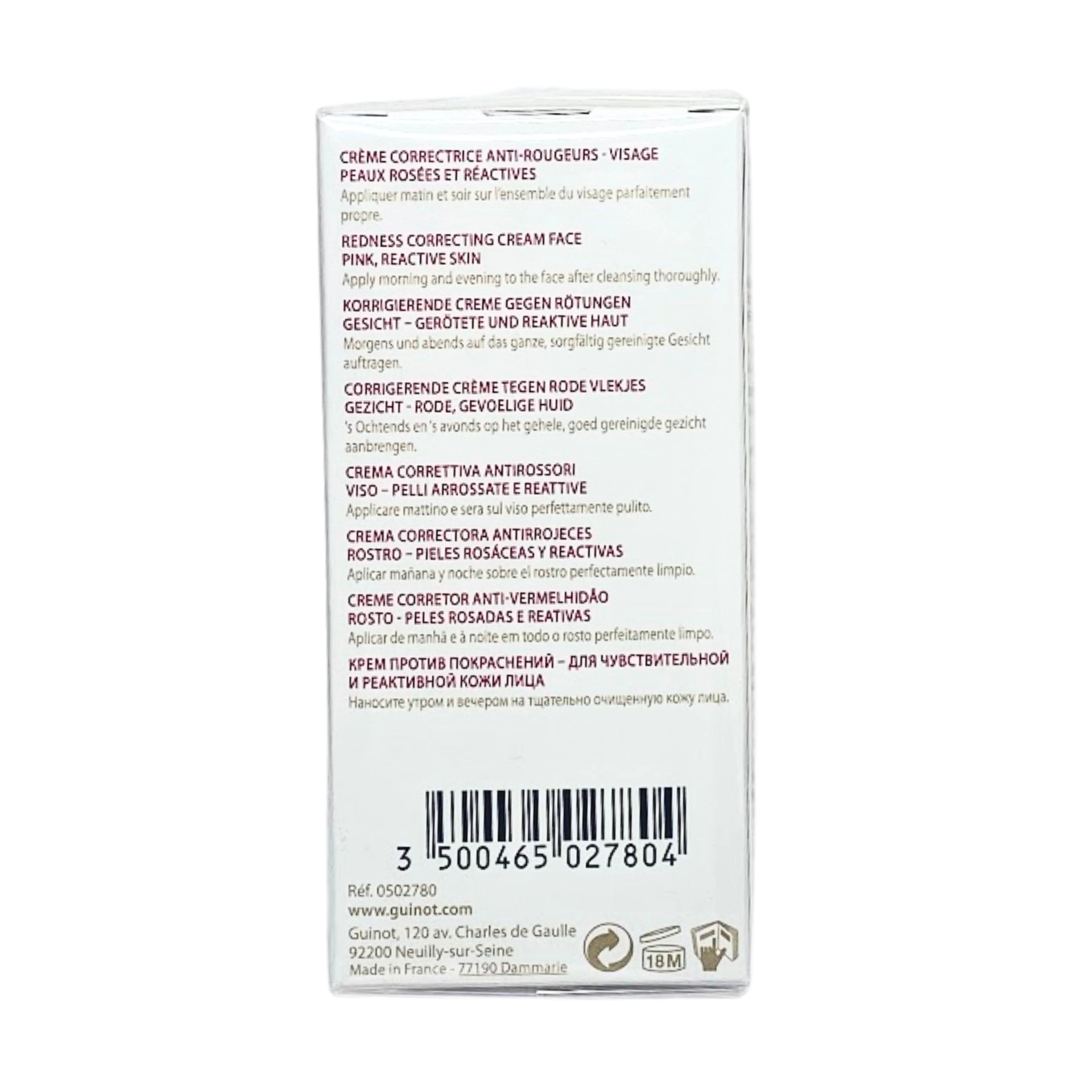 Crème Red Logic | Crema Antirojeces 30ml - Guinot ®