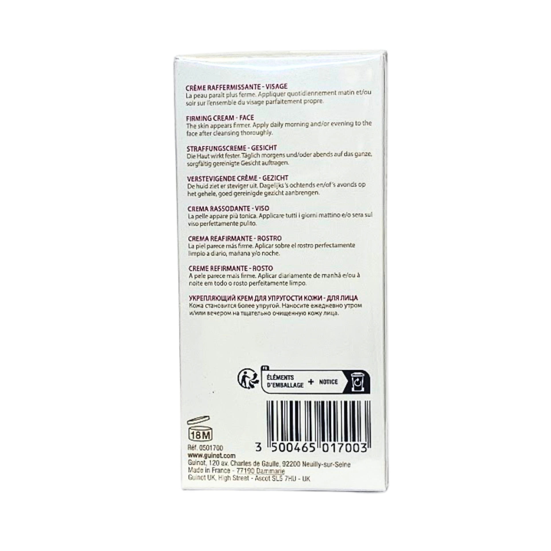 Crème Riche Anti-Rides | Crema Rejuvenecedora 50ml - Guinot ®