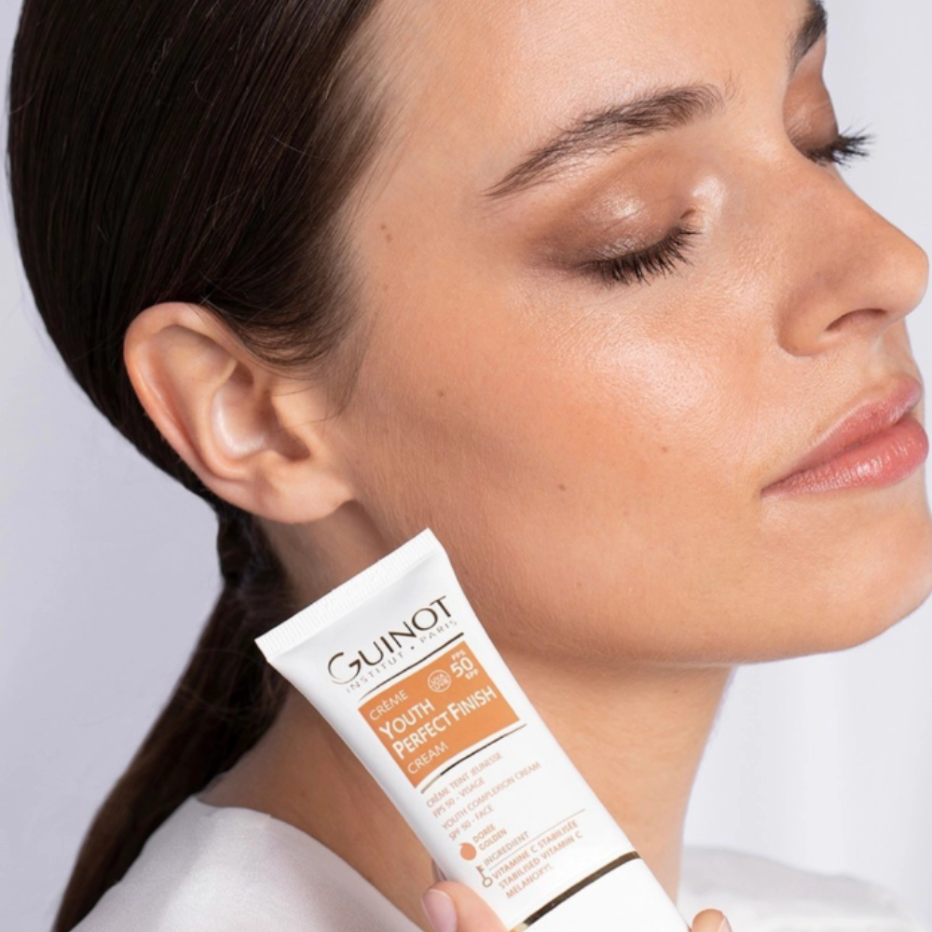 Crème Youth Perfect Finish FPS50 | Crema Cutis Juventud 30ml - Guinot ®