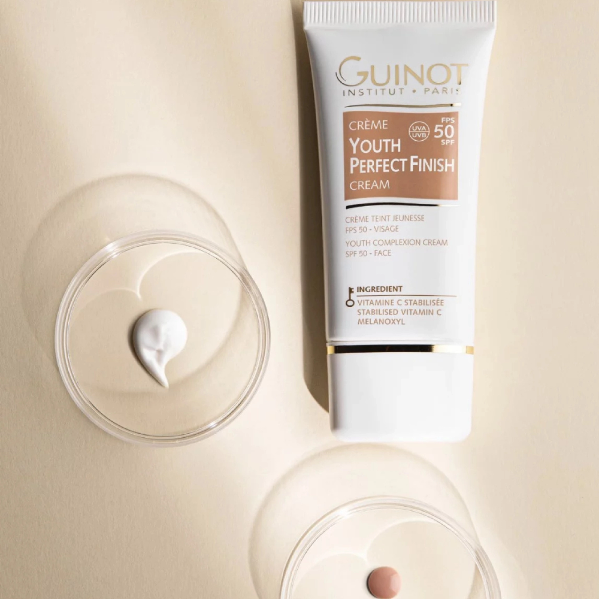 Crème Youth Perfect Finish FPS50 | Crema Cutis Juventud 30ml - Guinot ®