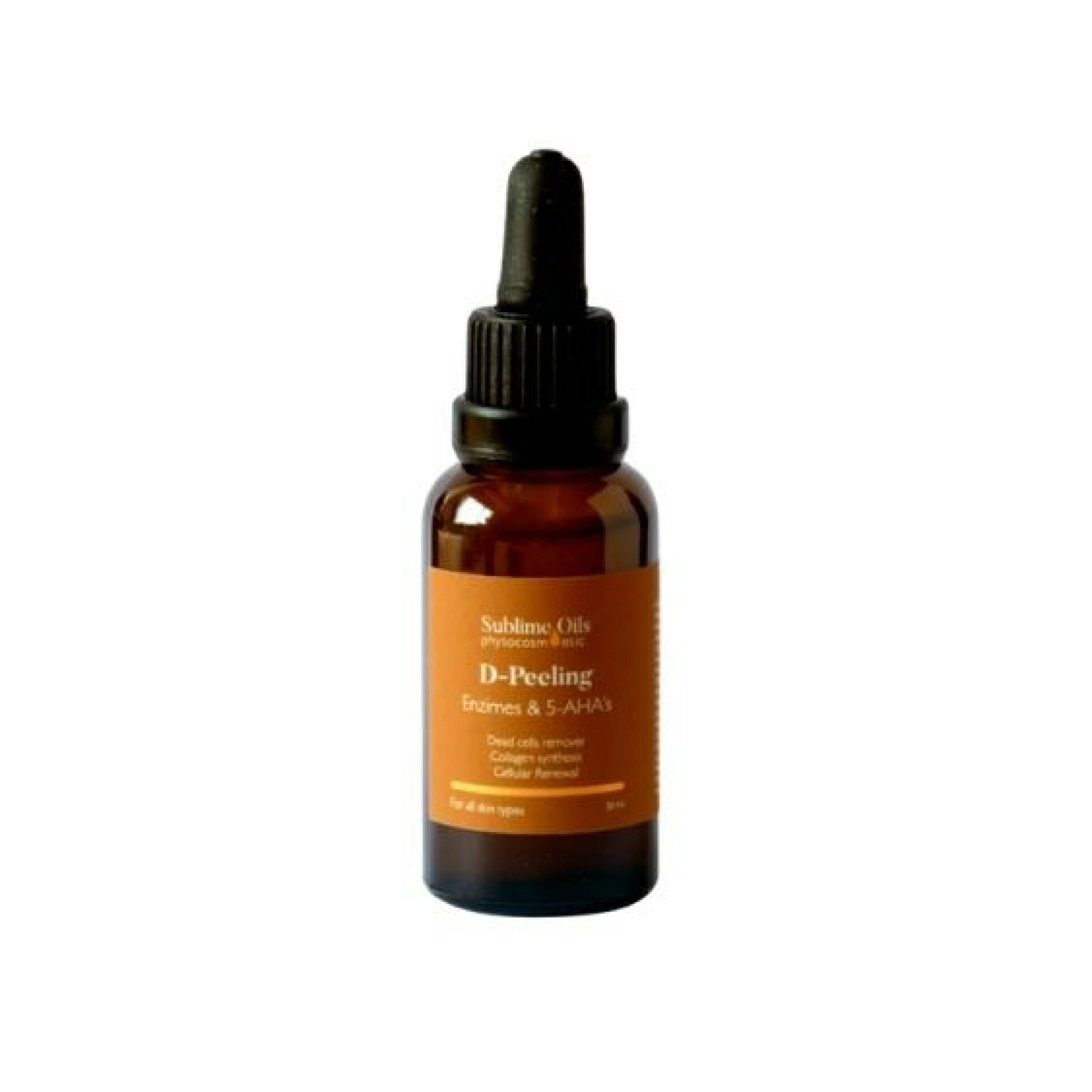 D-Peeling Exfoliante Enzimático + 5 AHA’s  30ml | Renovación Celular y Luminosidad | Sublime Oils ®