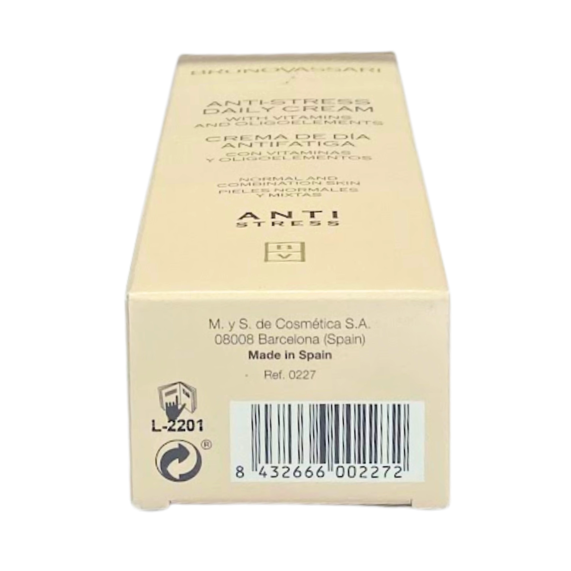 Daily Cream - Normal and Combination Skin | Crema antifatiga 50ml - Anti-Stress - Bruno Vassari ®