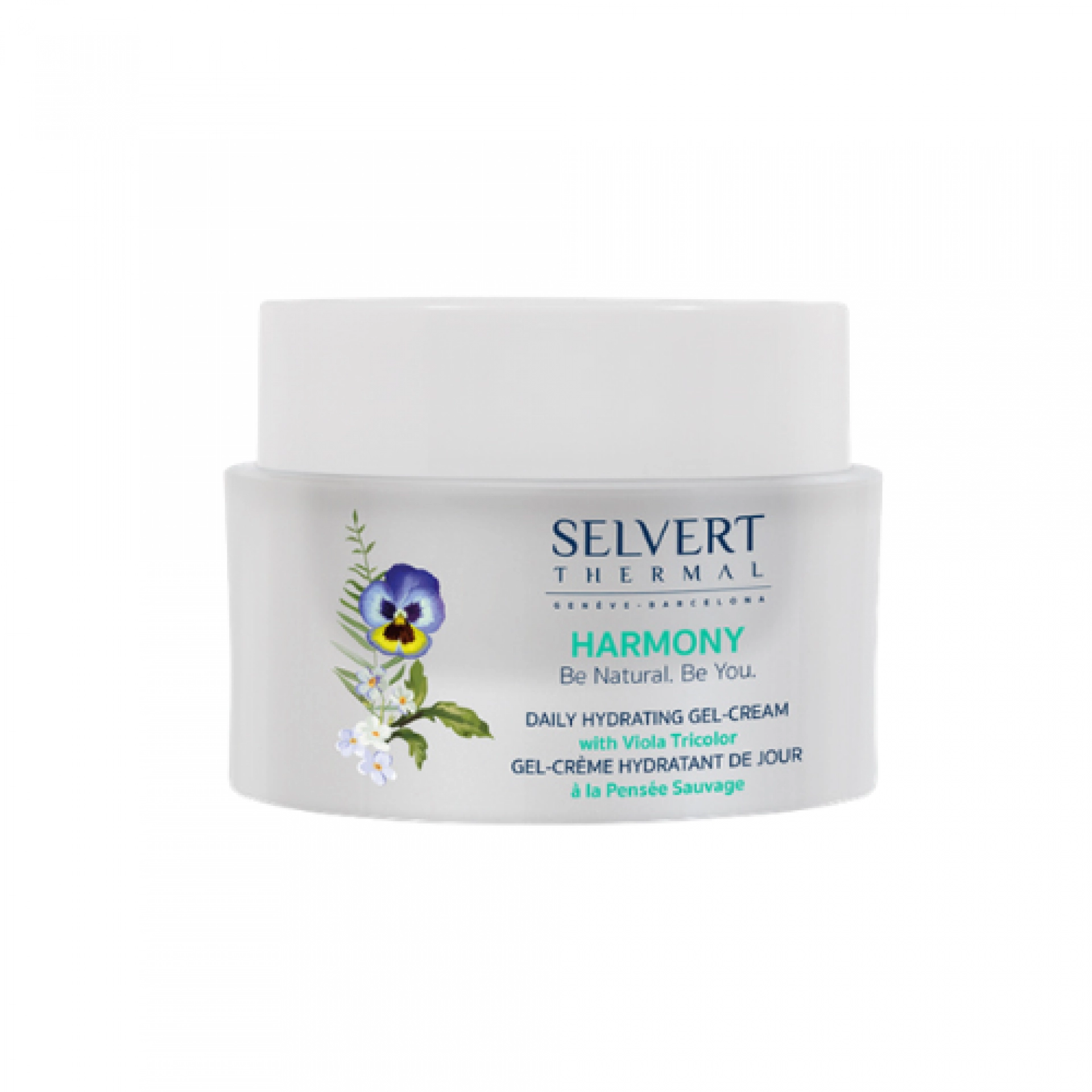 Daily Hydrating Gel-Cream with Viola Tricolor | Hidratante 50ml - Harmony - Selvert Thermal ®
