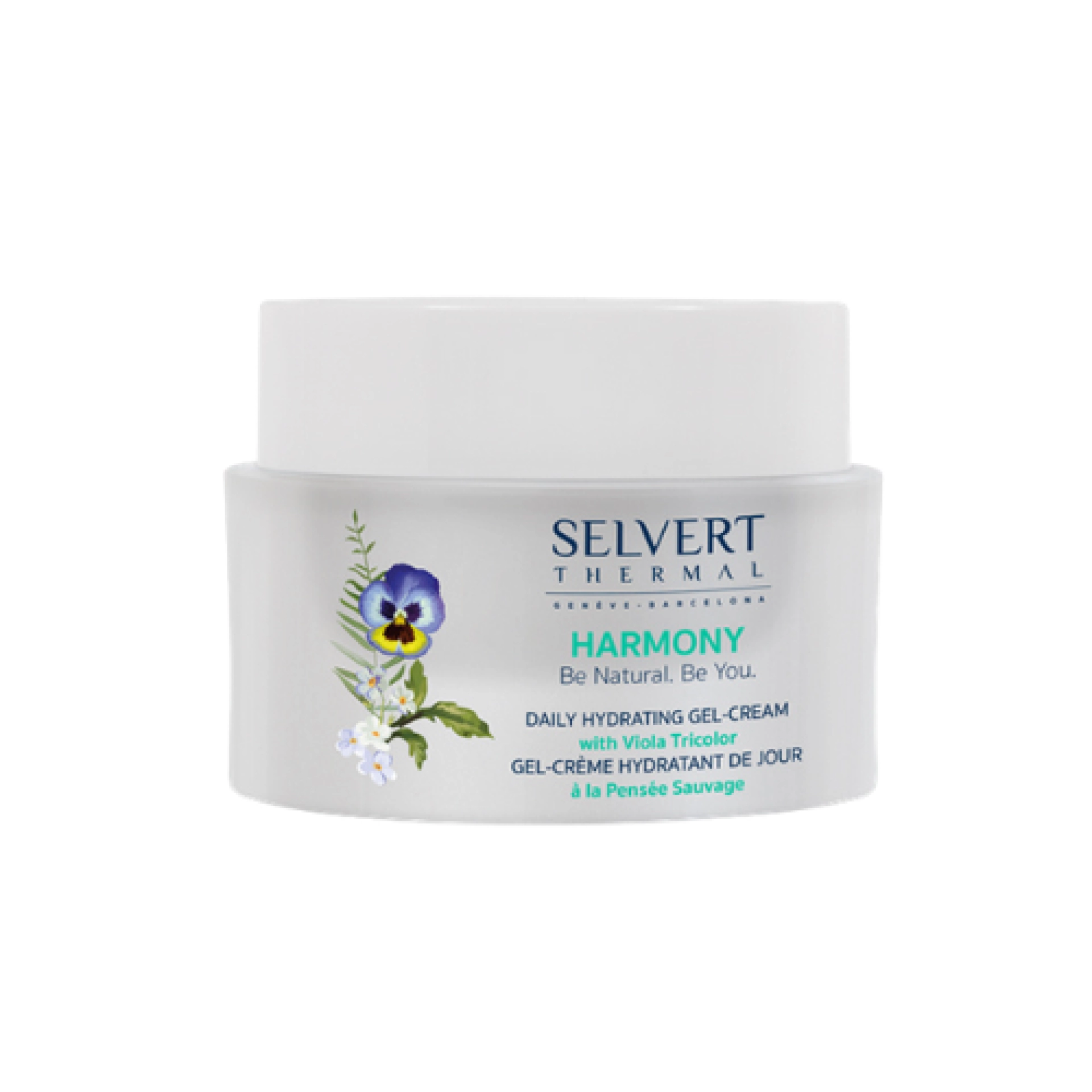 Daily Hydrating Gel-Cream with Viola Tricolor | Hidratante 50ml - Harmony - Selvert Thermal ®