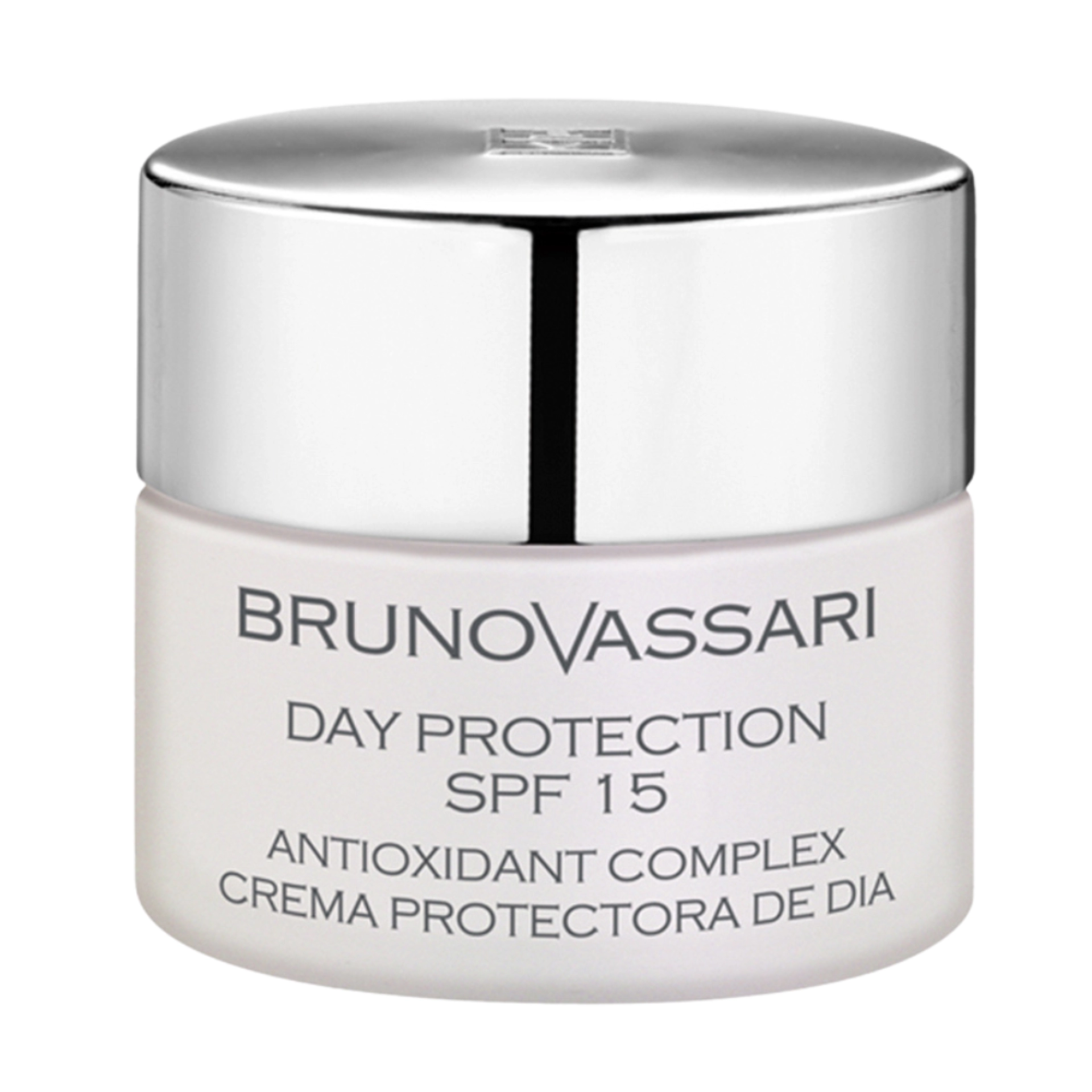 Day Protection SPF 15 | Crema protectora 50ml - White - Bruno Vassari ®