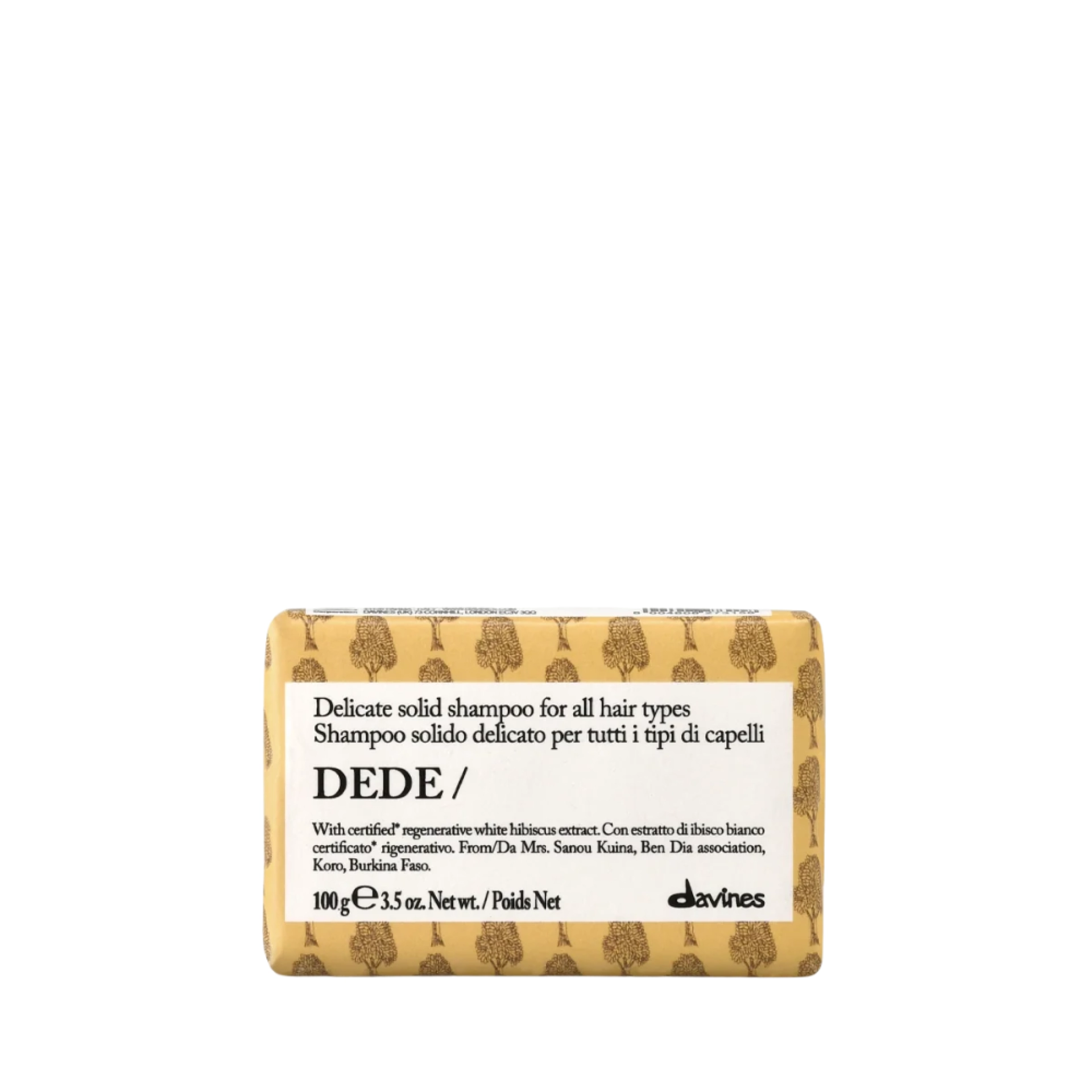 DEDE / Shampoo Bar | Champú delicado sólido 100g - Essential Haircare - Davines ®