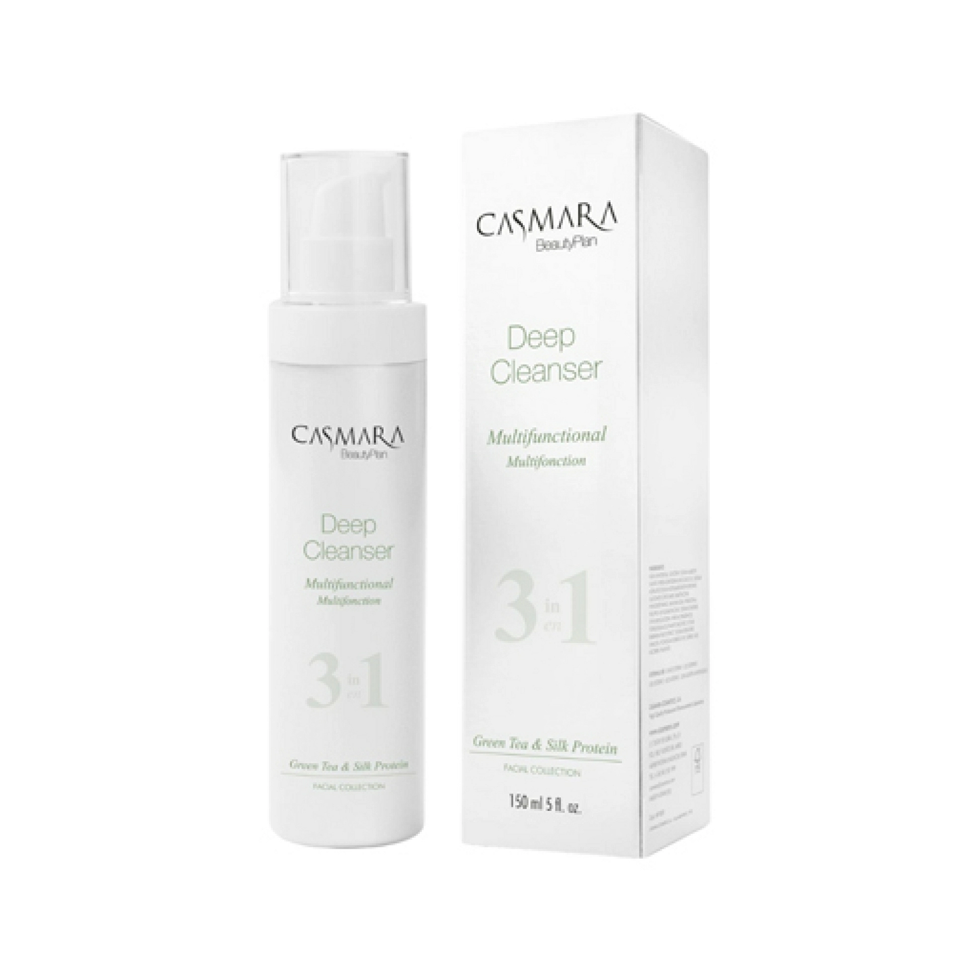 Deep Cleanser Multifuncional | Gel limpiador facial 3 en 1 150ml - Casmara ®