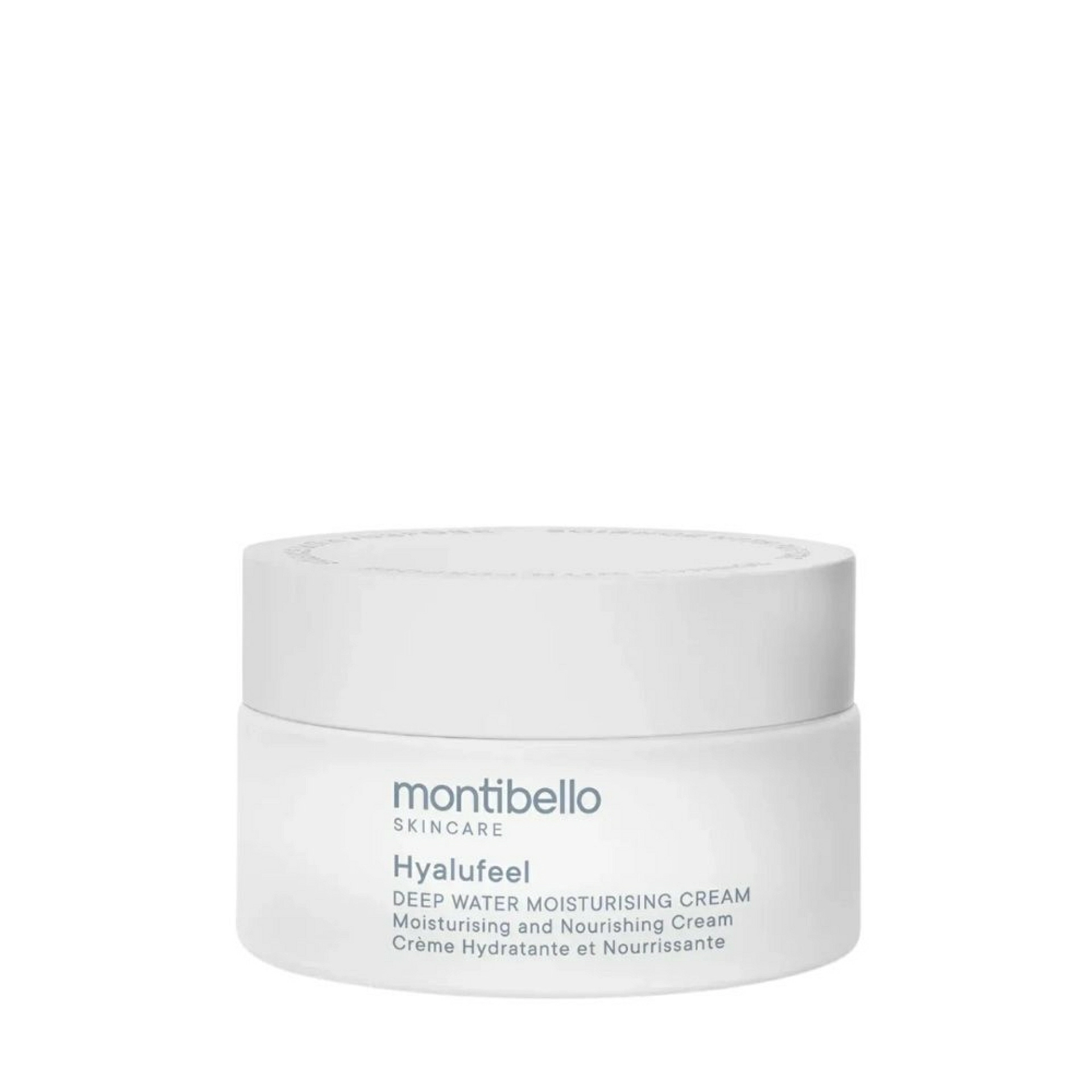 Deep water moisturising cream | Crema hidratante 50 ml - Hyalu Feel - Montibello ®
