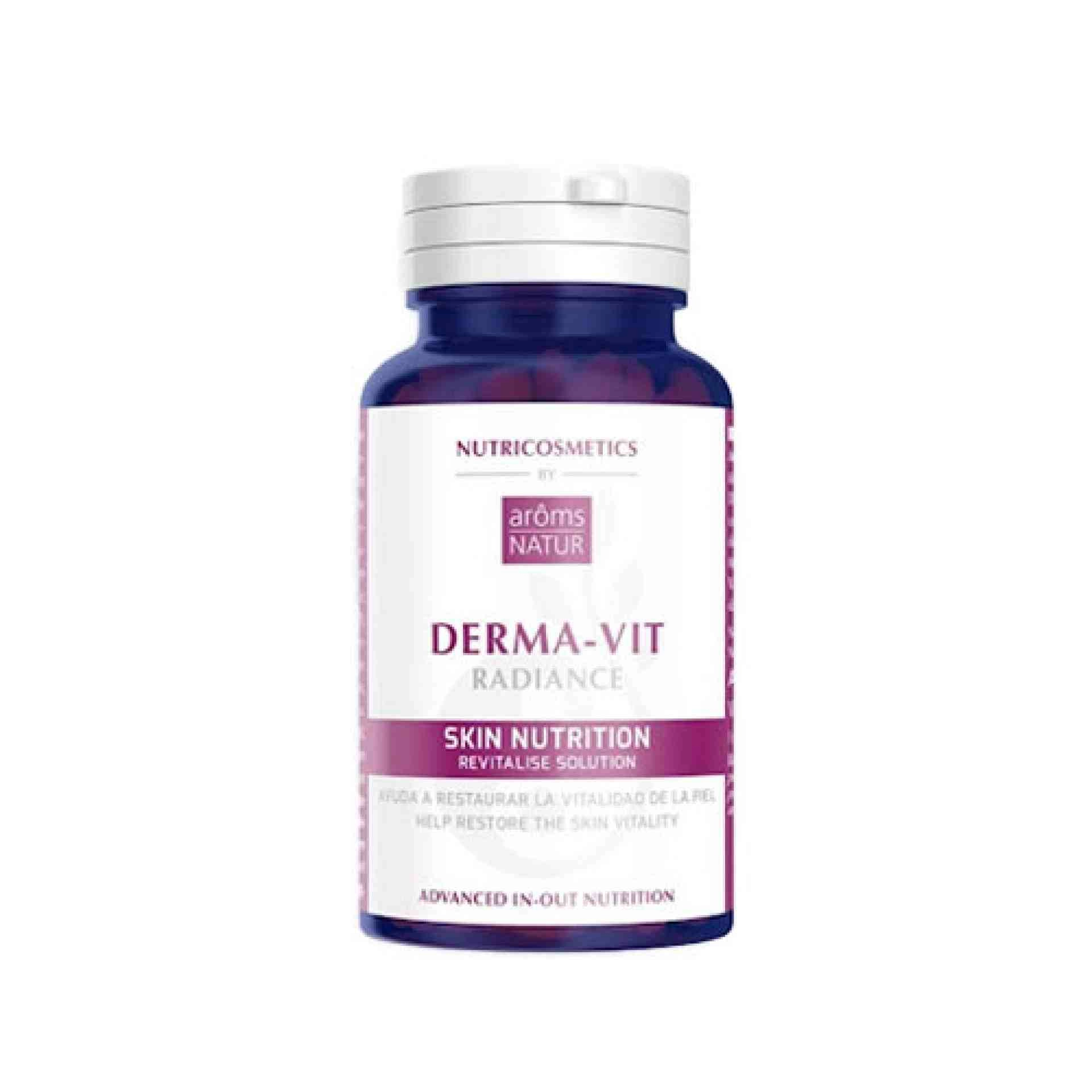 Derma-Vit Radiance 60 Cápsulas | Complemento Multivitamínico - Nutricosméticos - Arôms Natur ®