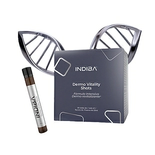 Dermo Vitality Shots | Complemento nutricosmético para reafirmar, redensificar y revitalizar la piel  - 20 viales  - Indiba Ceuticals ®