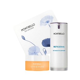Pack Revitalizante: Vita C Pure Vitamin Crema o Emulsión SPF 15 + Retiderma Retinoid Eye Contour 15ml - Montibello ®