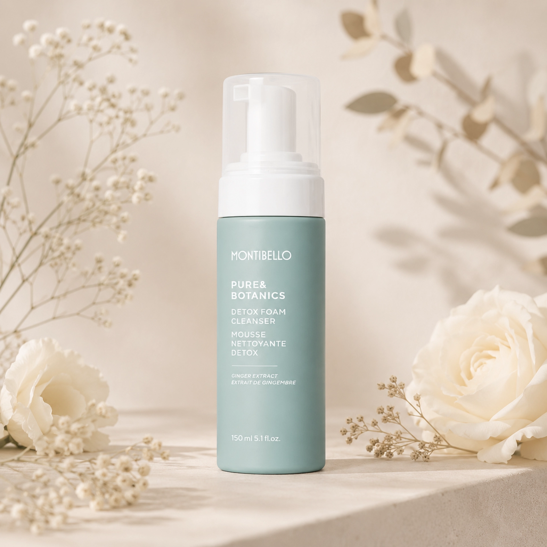 Detox foam cleanser | Espuma limpiadora 150 ml - Pure & Botanics - Montibello ®
