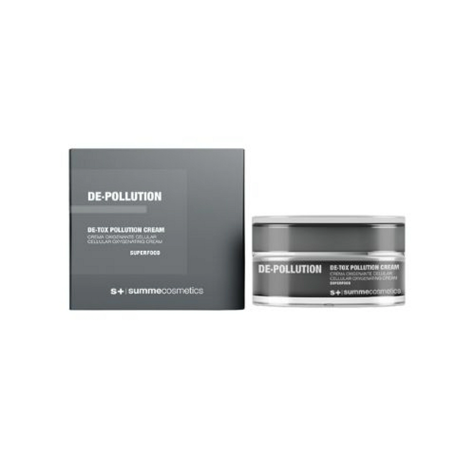 DETOX Pollution Cream Superfood | Crema oxigenante celular antipolución 50 ml - De Polution - Summecosmetics ®