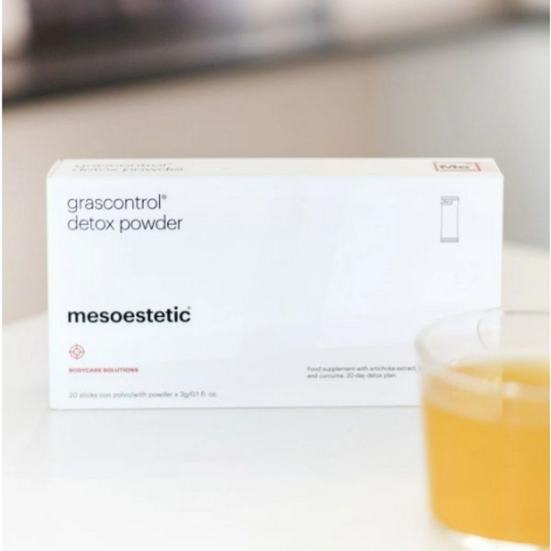 detox powder | complemento alimenticio detoxificante 20x3 g - grascontrol - mesoestetic ®