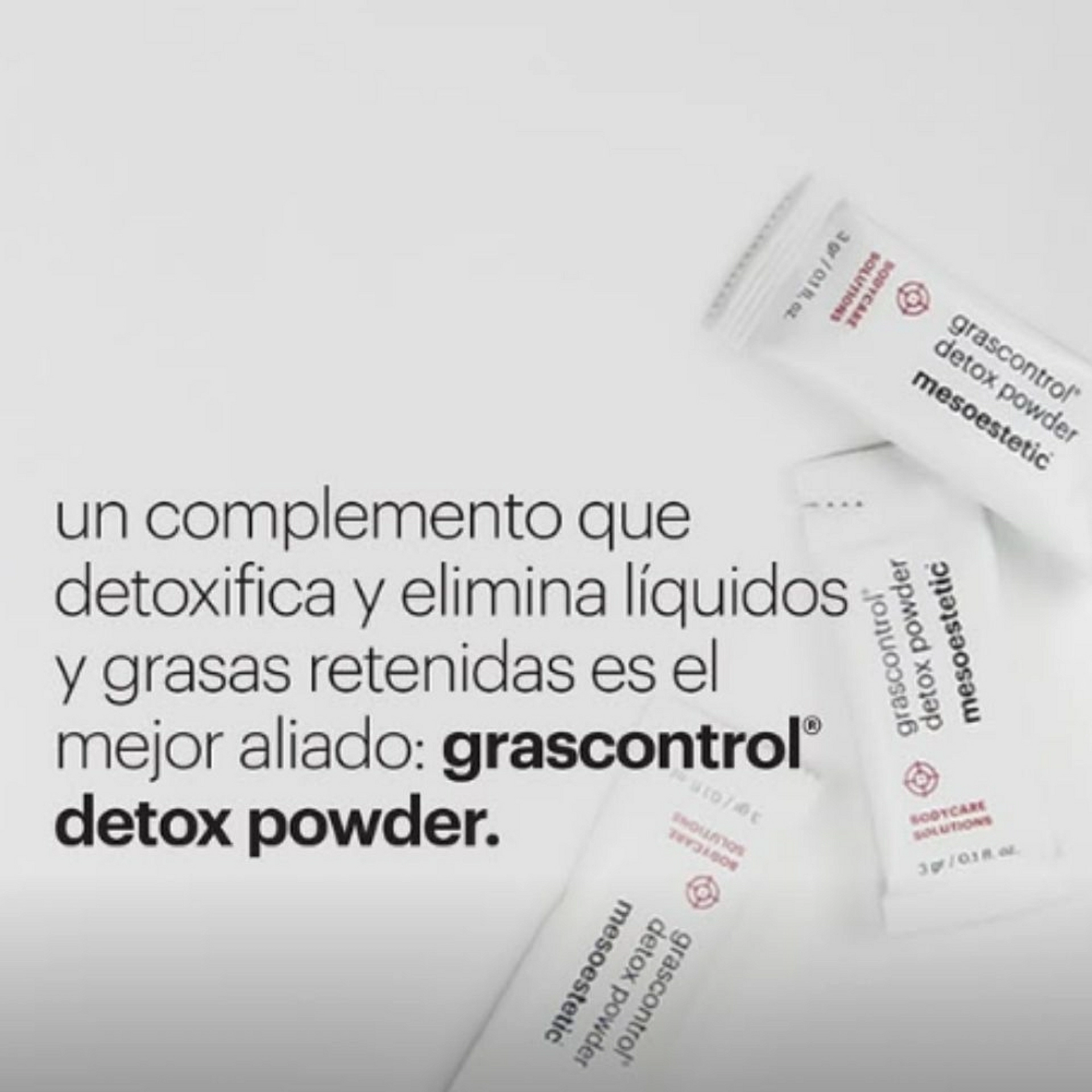 detox powder | complemento alimenticio detoxificante 20x3 g - grascontrol - mesoestetic ®