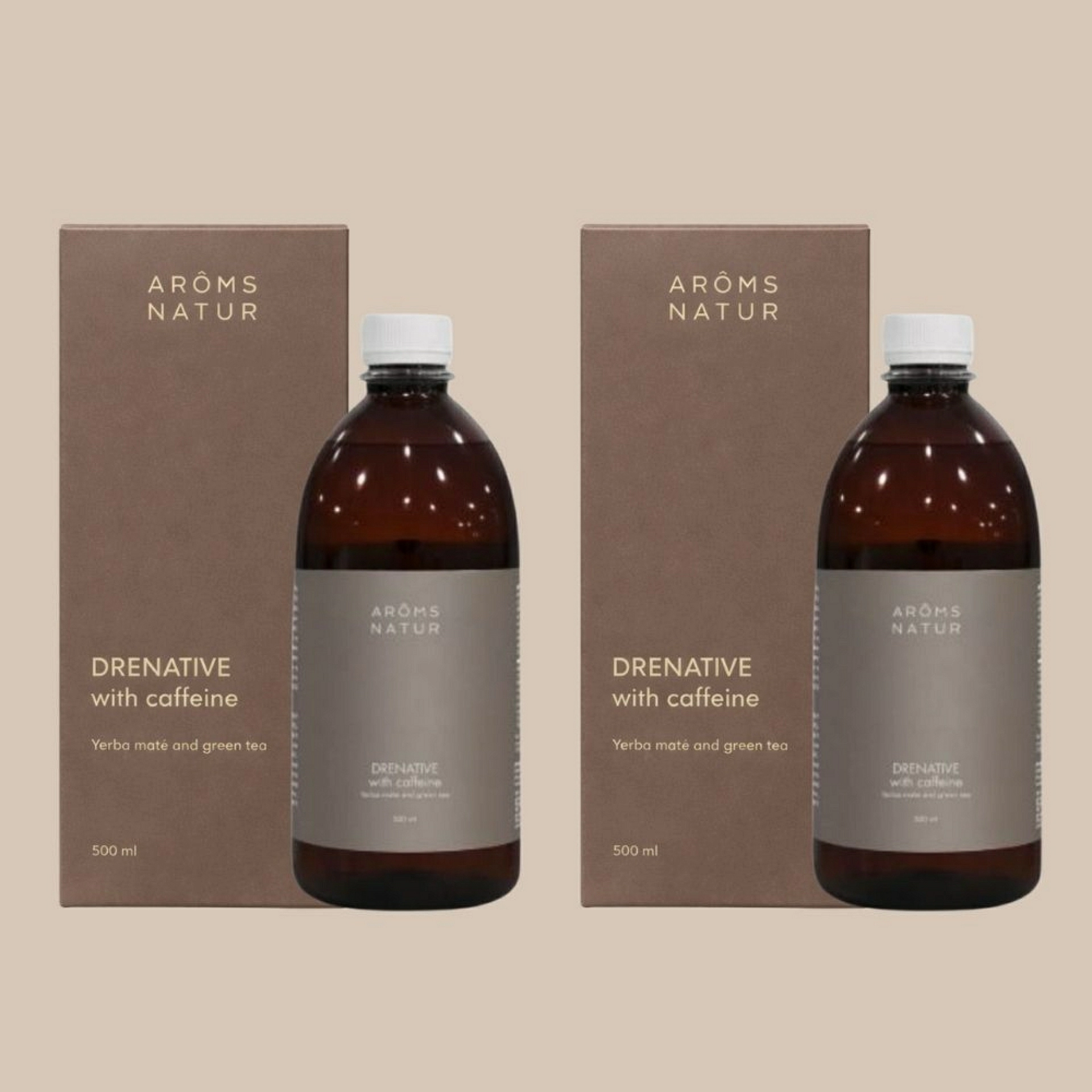 Drenative Fresh con Cafeína | Drenante y Reductor 500 ml - Nutricosméticos - Arôms Natur ®