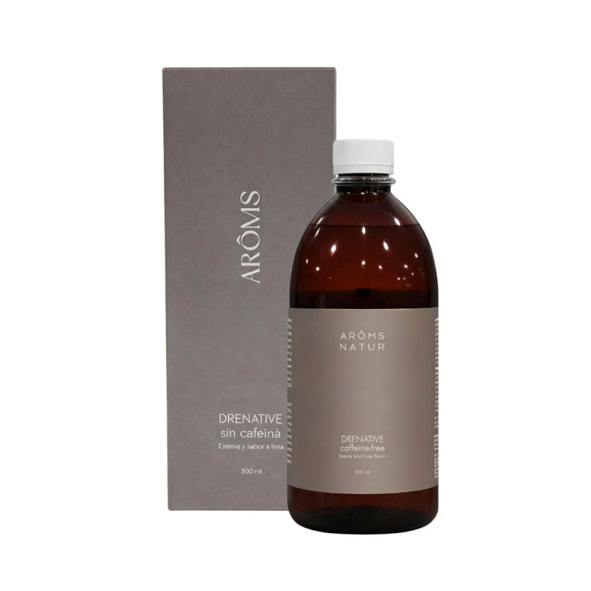 Drenative Fresh sin Cafeína | Complemento Lipo - Drenante 500 ml  - Nutricosméticos - Arôms Natur ®