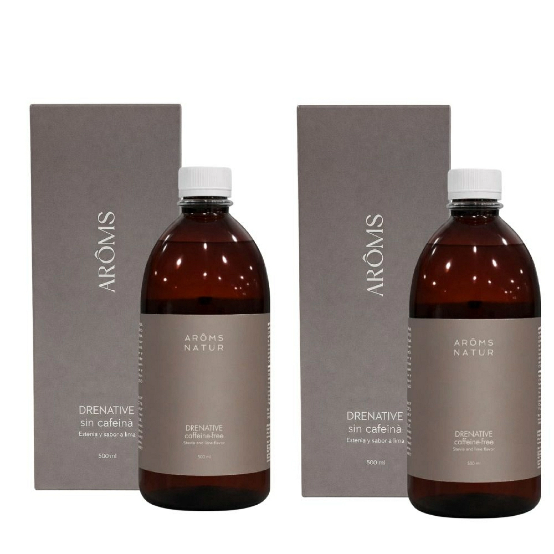 Drenative Fresh sin Cafeína | Complemento Lipo - Drenante 500 ml  - Nutricosméticos - Arôms Natur ®