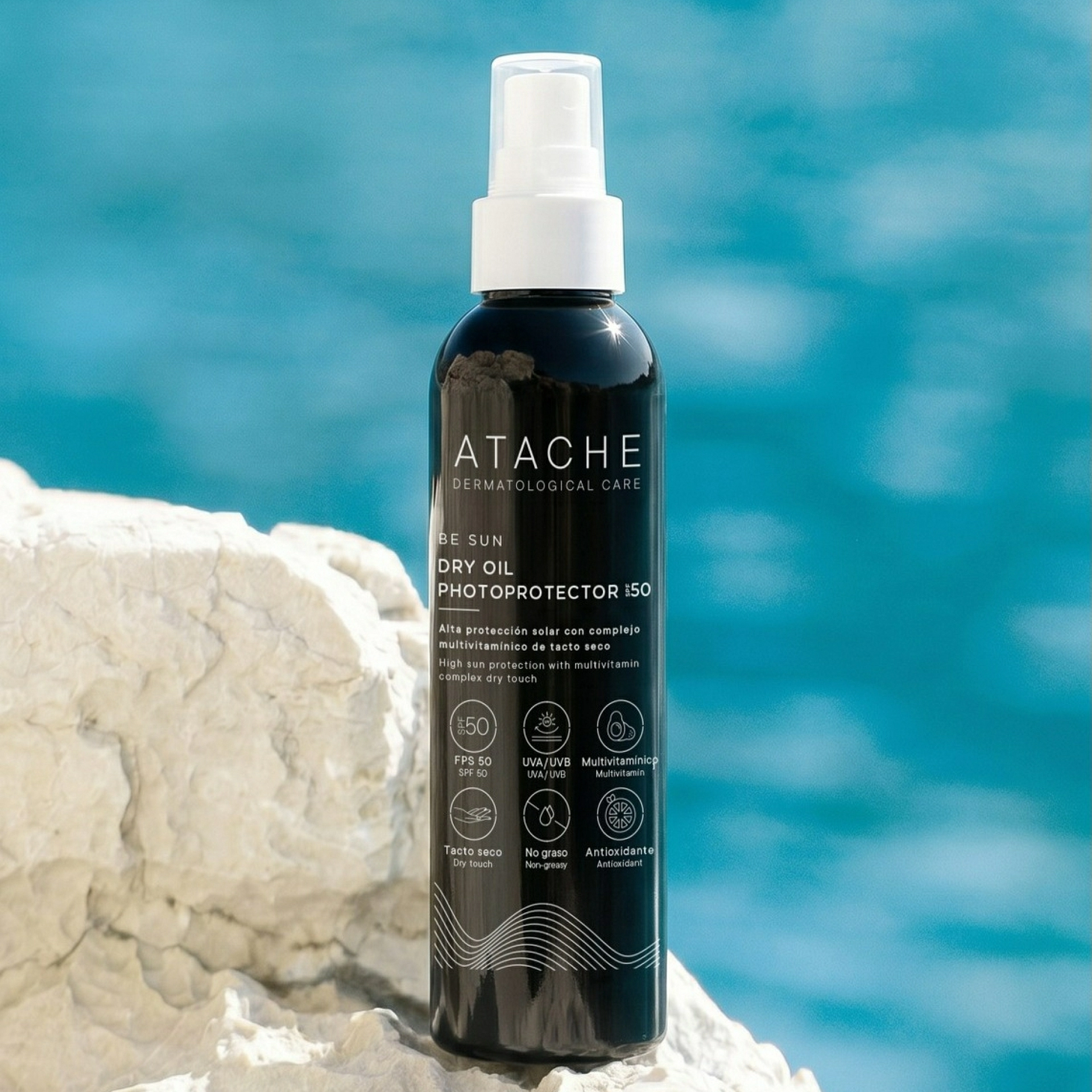 Dry Oil Photoprotector | Aceite Protector Seco - Be Sun - Atache ®