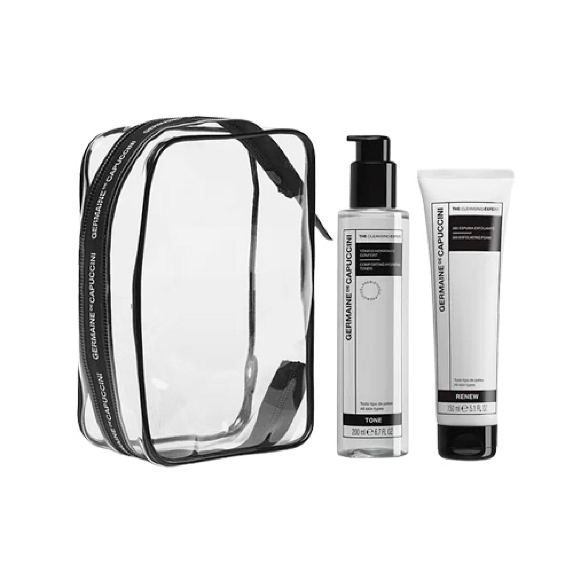 Dúo Limpieza Experta: Tónico Hidratante Confort 200ml + 365 Espuma Exfoliante 150ml - Germaine de Capuccini ®