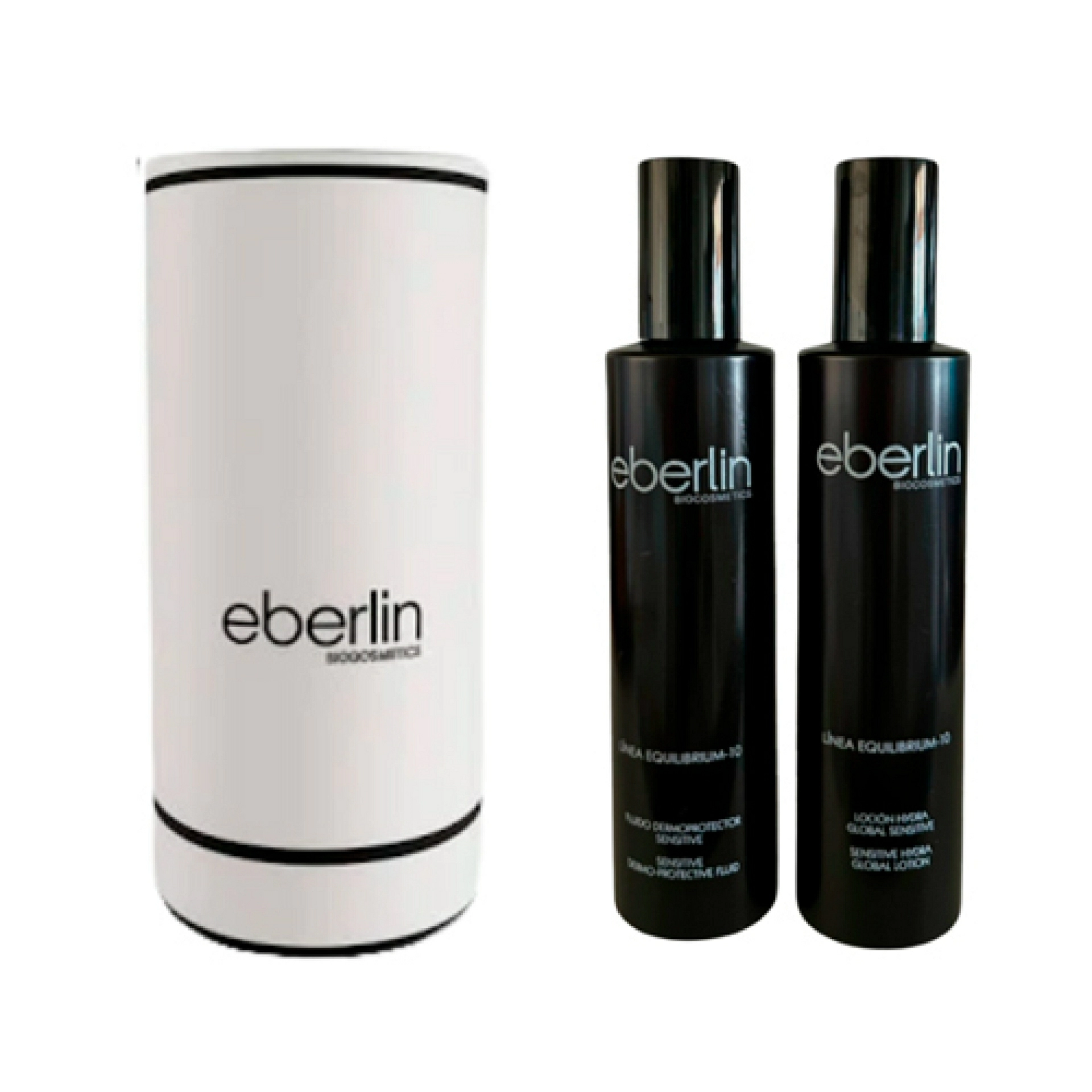 Dúo Sensitive 300 | Loción Hydra Global Sensitive 200 ml + 100 REGALO + Fluido Dermoprotector Sensitive 200 ml  + 100 REGALO - Eberlin ®