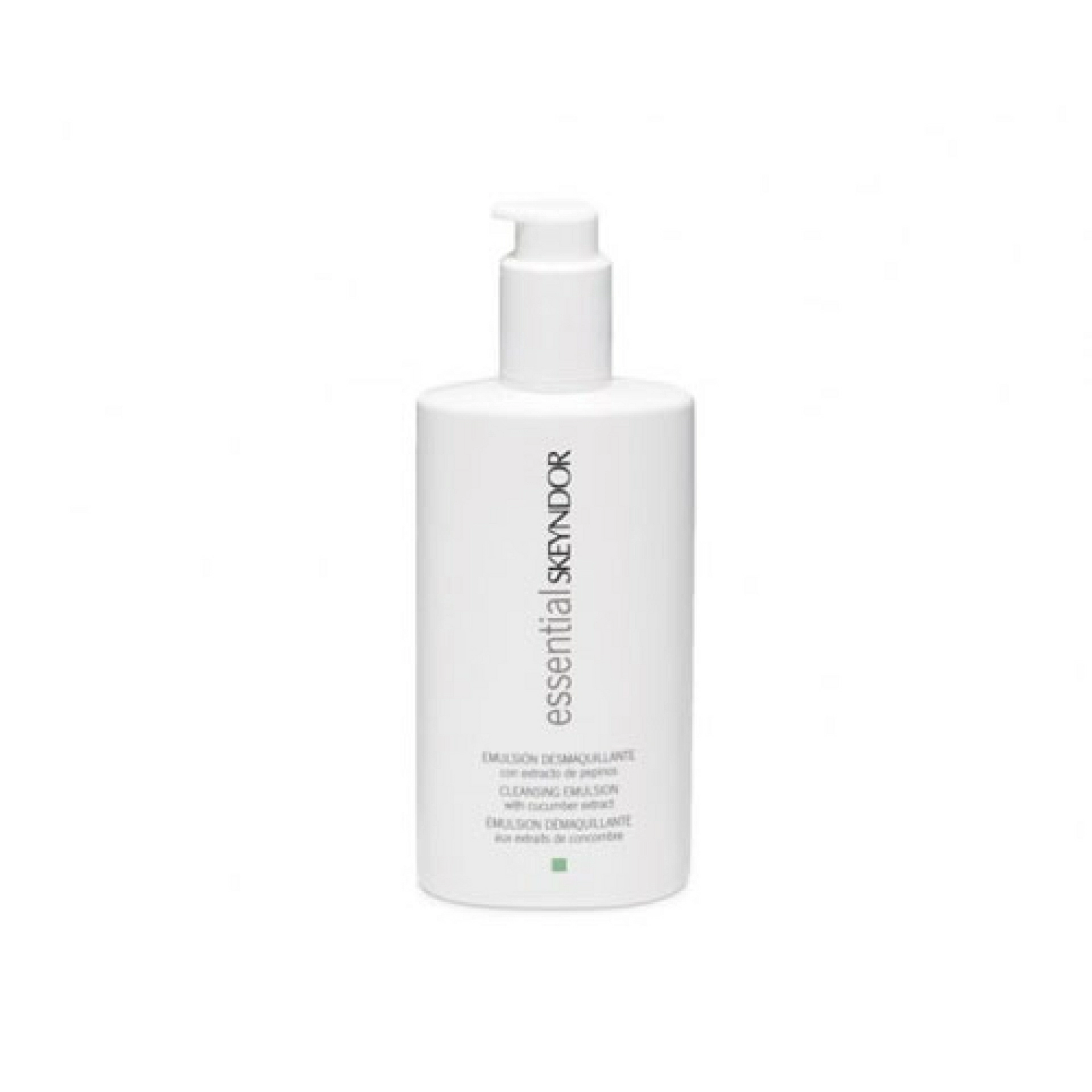 Emulsión Desmaquillante con Extracto de Pepino | Limpiador Piel Grasa 250ml - Essential - Skeyndor ®