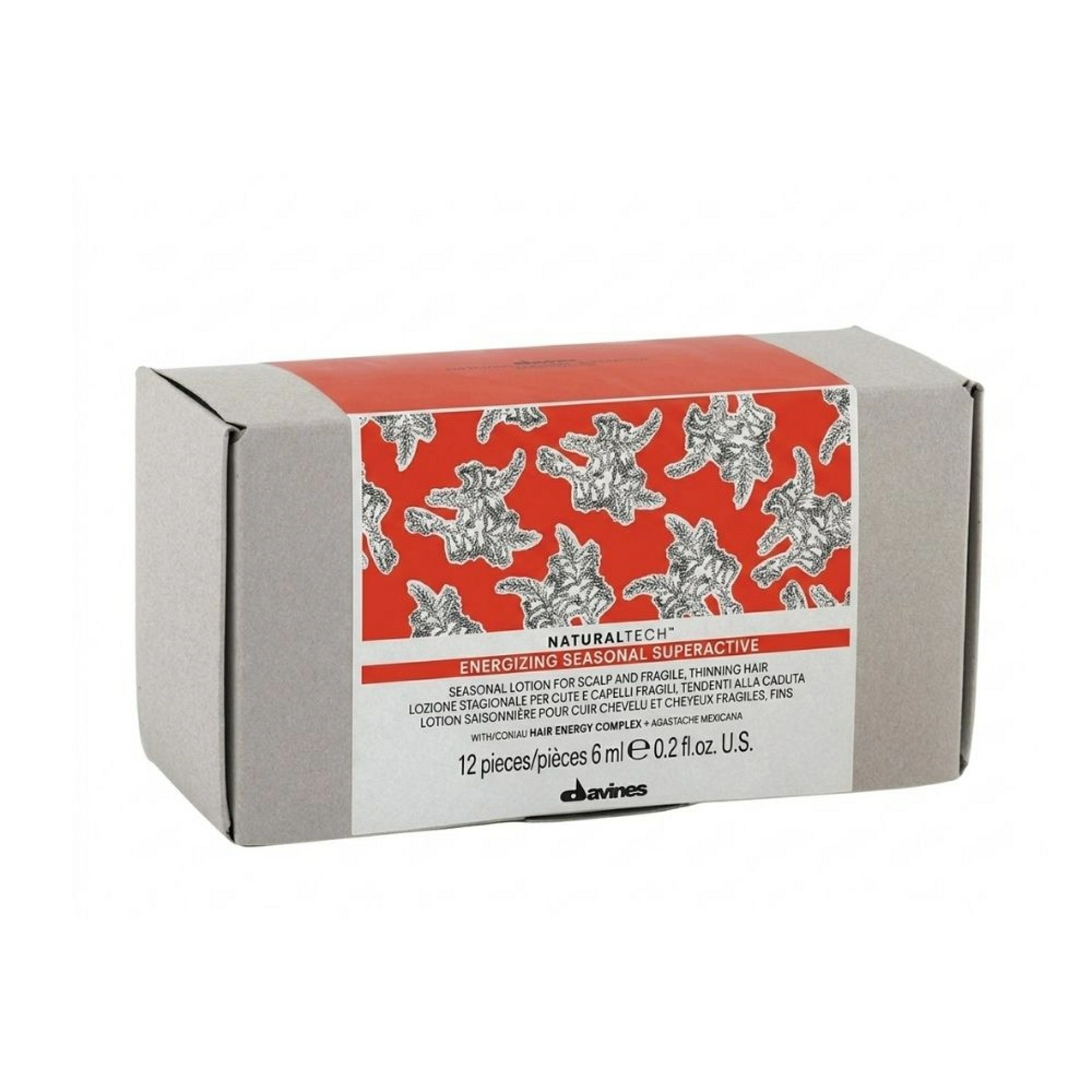 ENERGIZING SEASONAL SUPERACTIVE | Loción cabello frágil y anticaída - Naturaltech - Davines ®