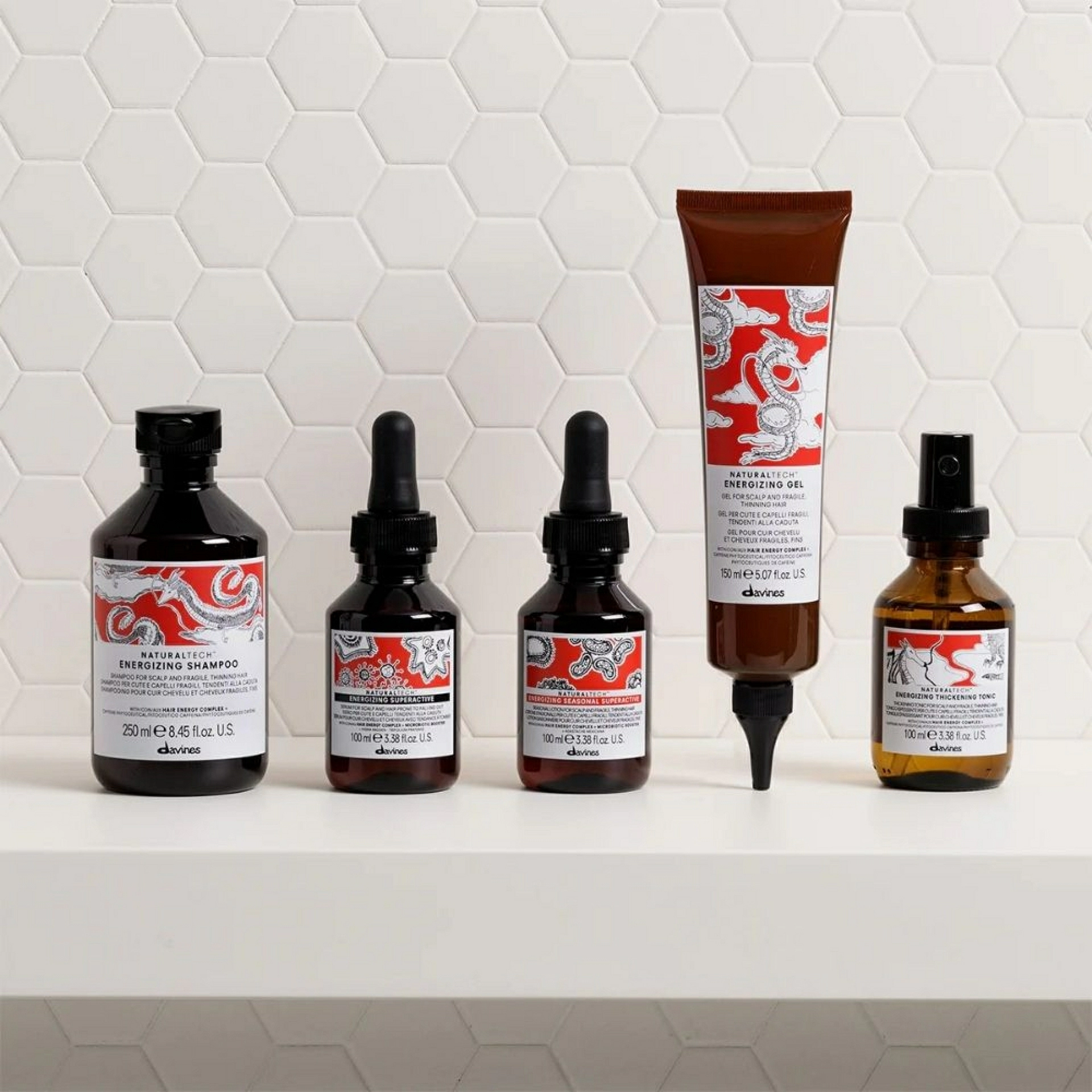 ENERGIZING SHAMPOO | Champú cabello frágil y anticaída - Naturaltech - Davines ®