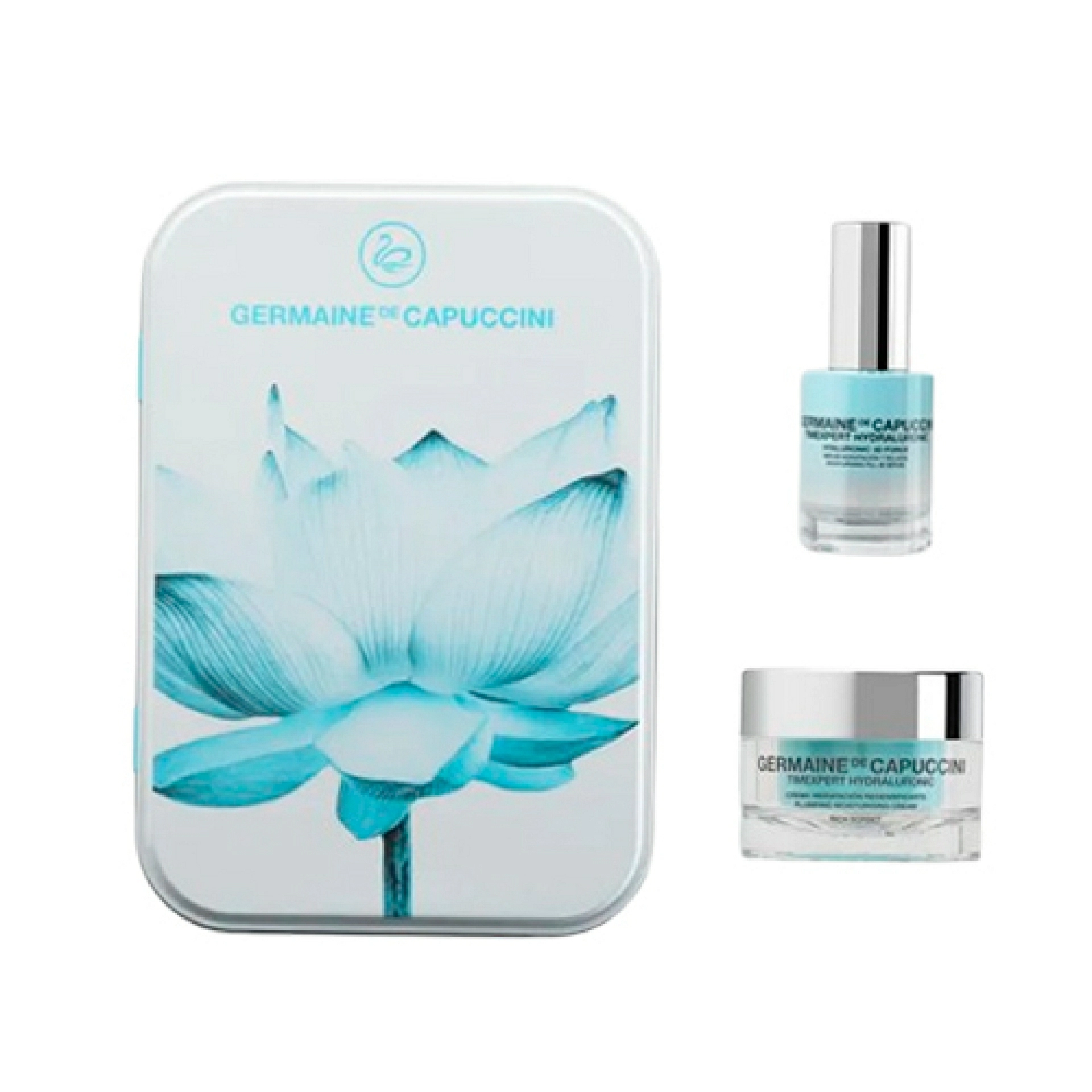 Estuche Antiedad con Ácido Hialurónico | Crema 50ml + Serum 30ml - Timexpert Hydraluronic - Germaine de Capuccini ®