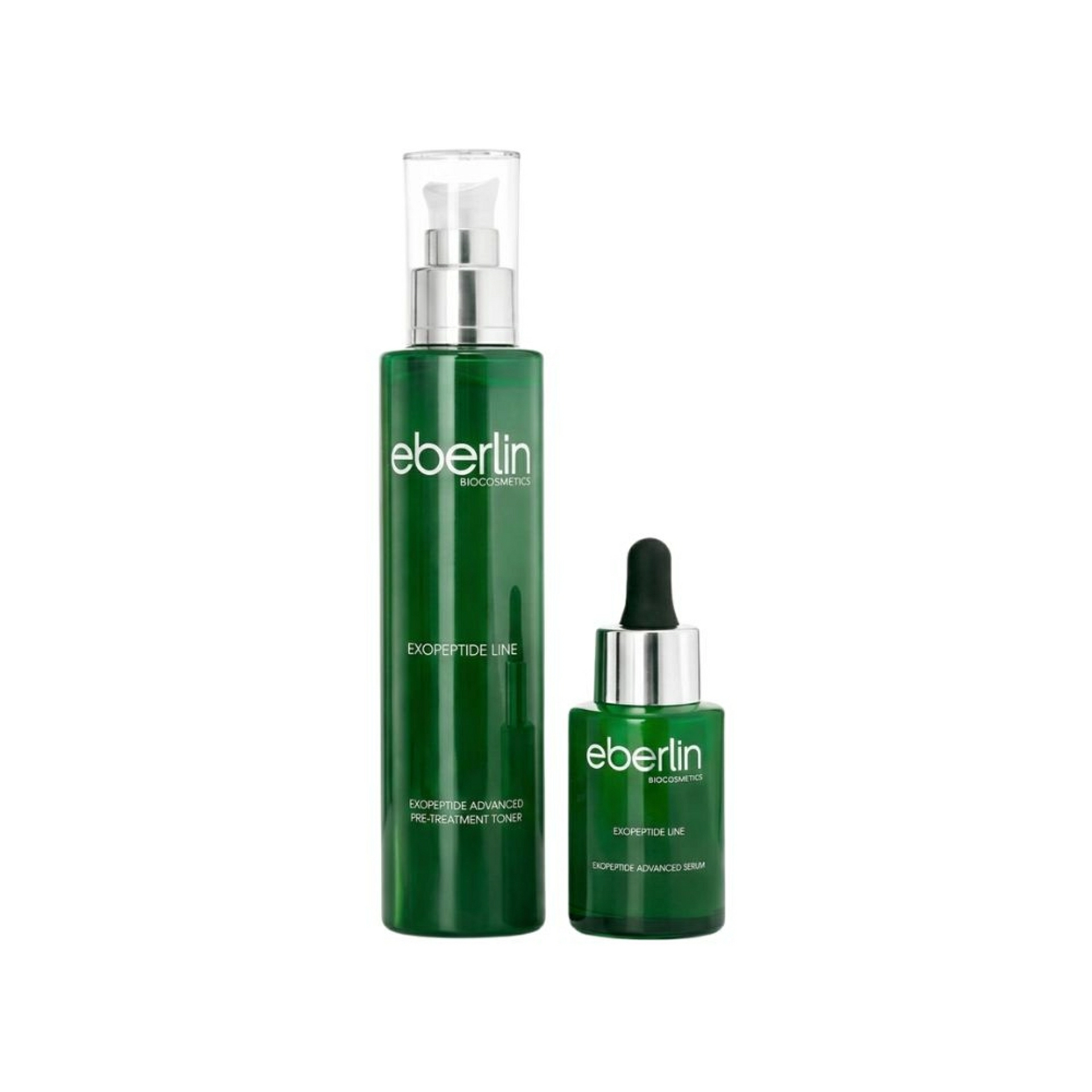 Estuche Exopeptide Advanced | Loción 200 ml + Sérum 30 ml + Neceser – Eberlin ®