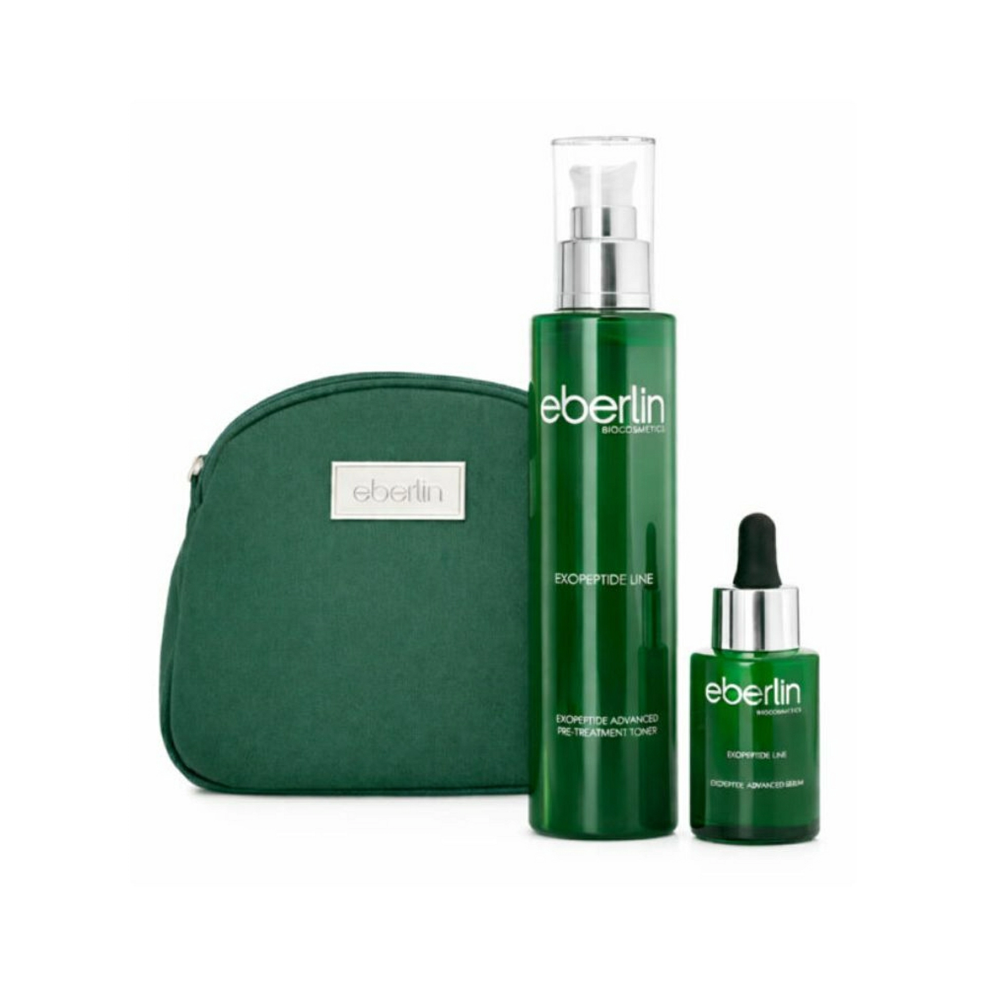 Estuche Exopeptide Advanced | Loción 200 ml + Sérum 30 ml + Neceser – Eberlin ®