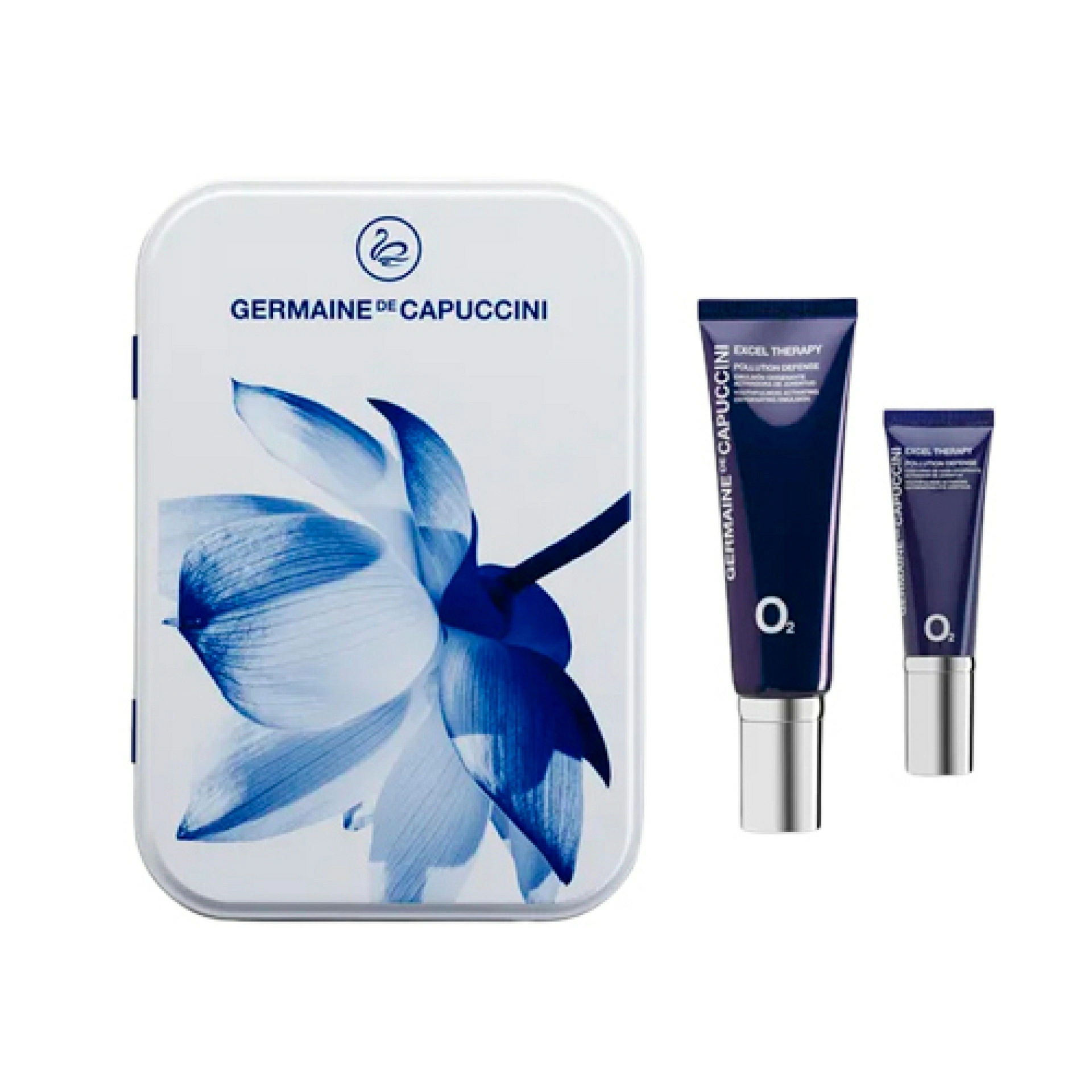 Estuche Rutina Antipolución | Crema o emulsión 50ml + Contorno Ojos 15ml - Pollution Defense - Germaine de Capuccini ®