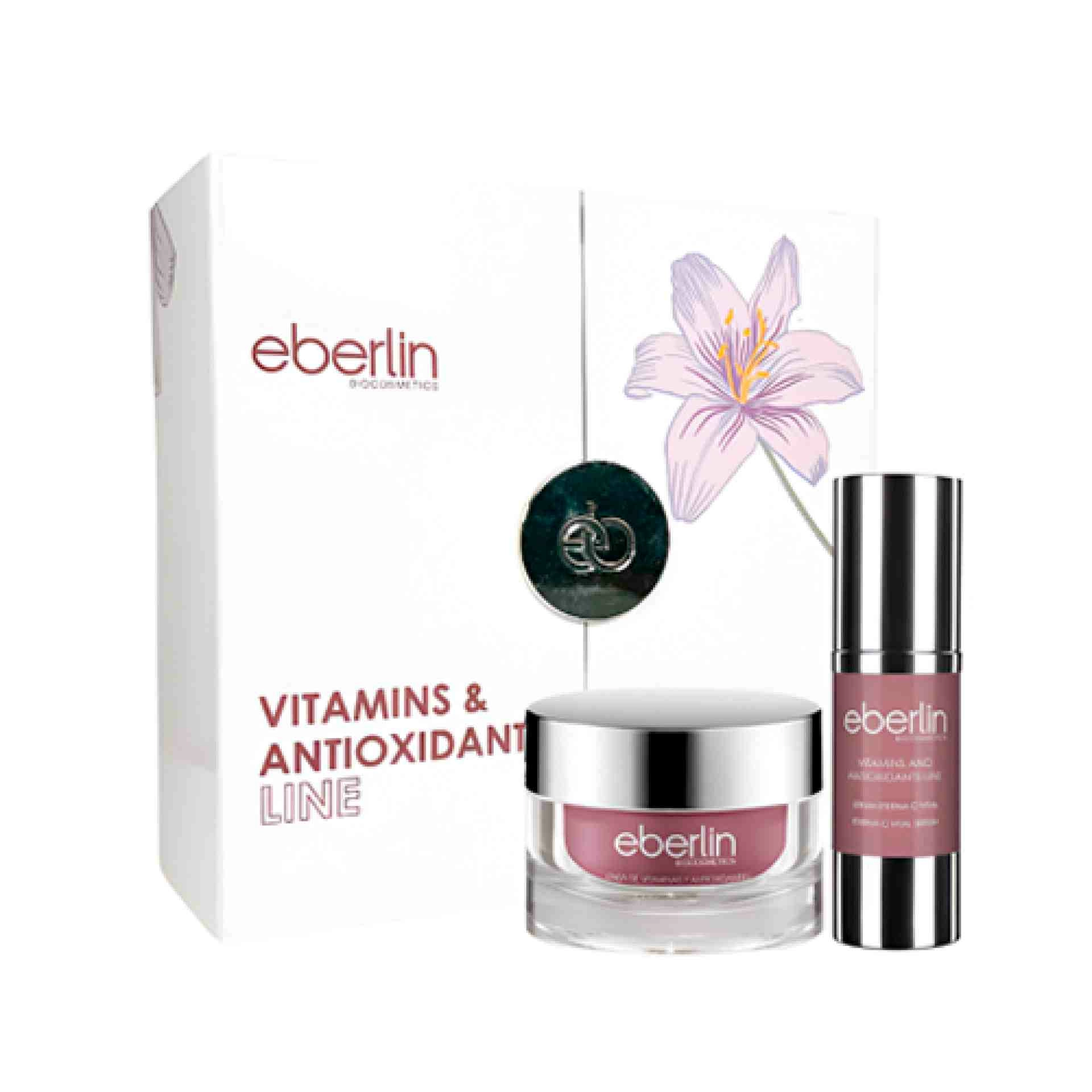 Estuche Vitaminas | Sérum Eterna C Vital 30ml + Crema Eterna C Vital 50ml - Eberlin ®