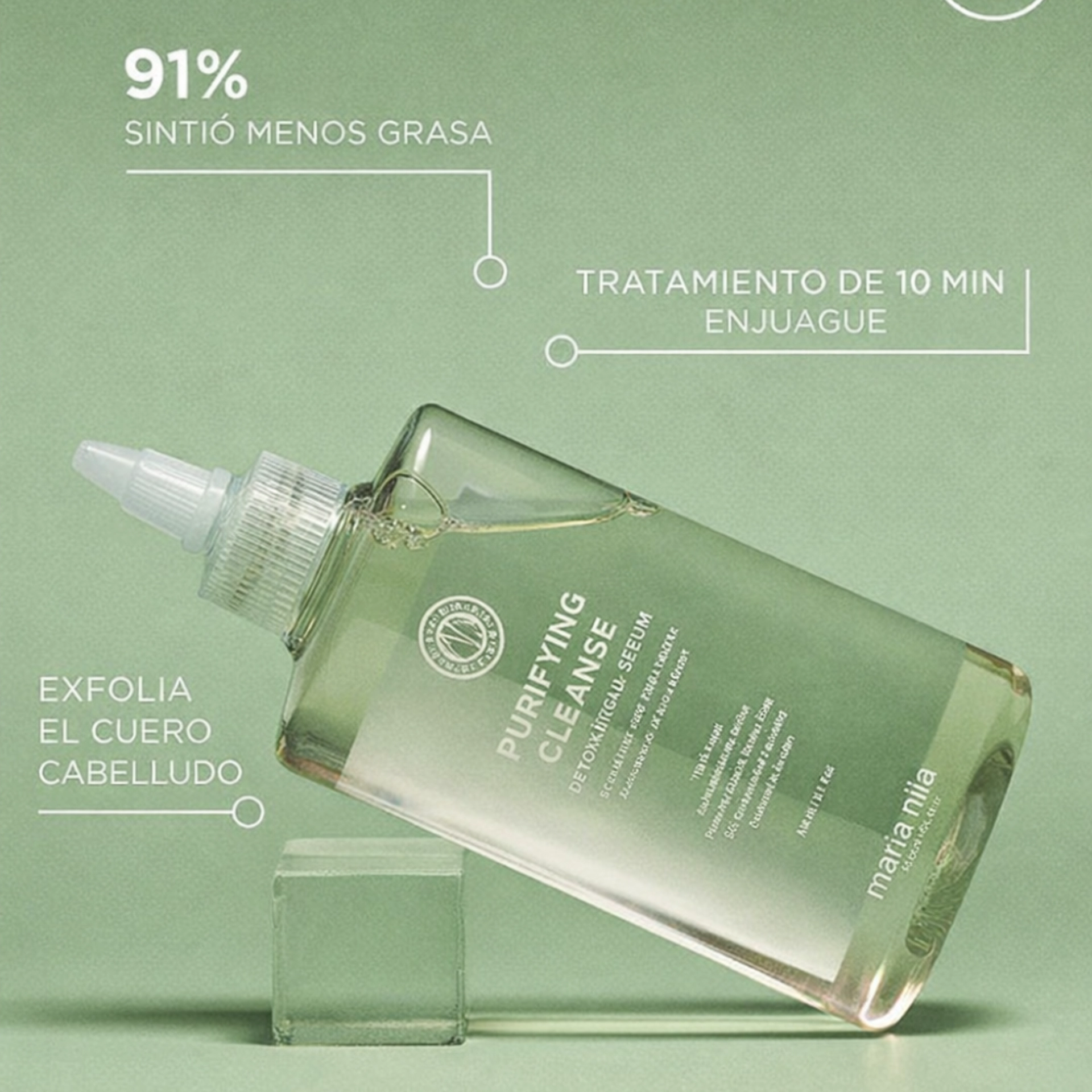 Exfoliating Serum | Sérum Exfoliante Detox para el Cuero Cabelludo 150 ml - Purifying Cleanse - Maria Nila ®