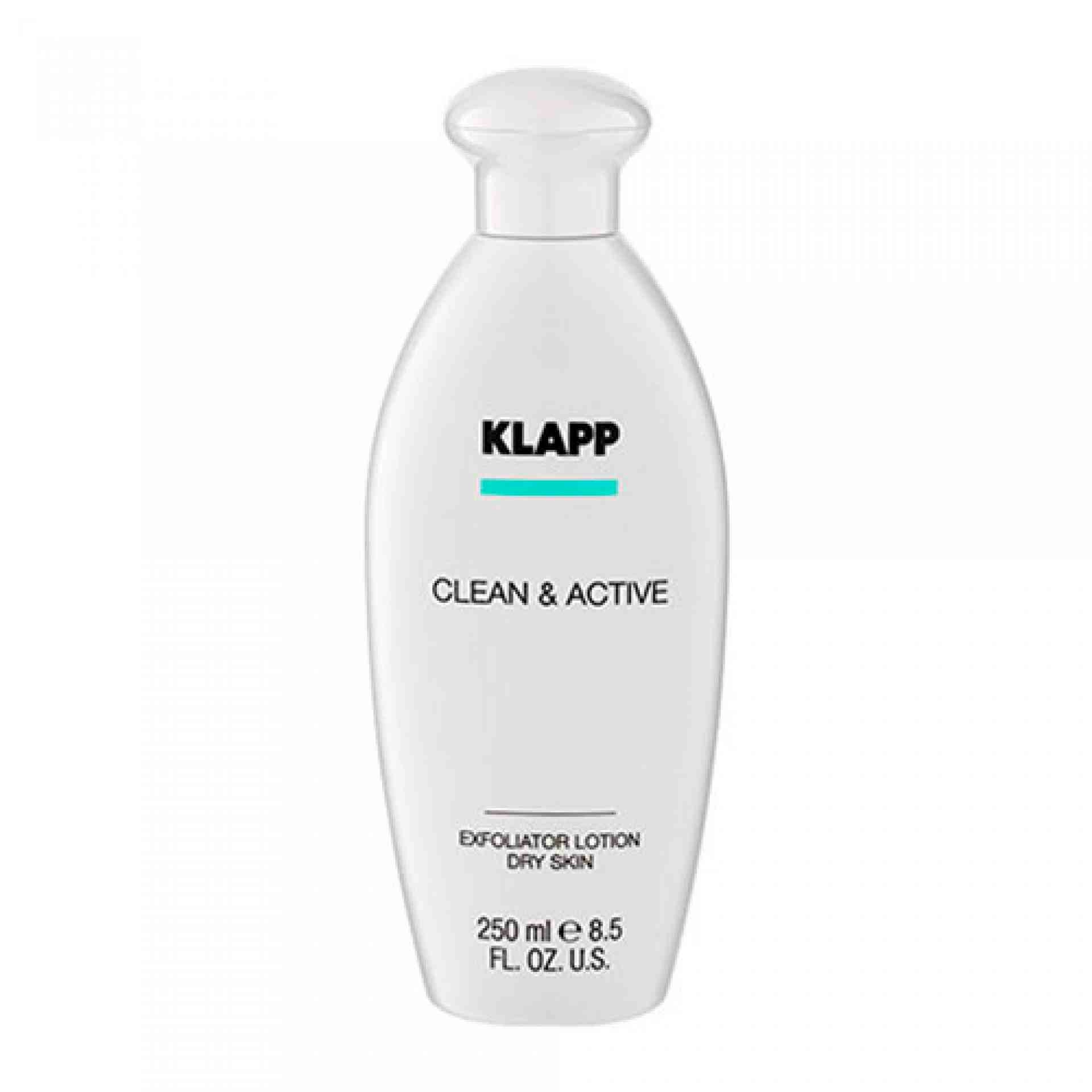Exfoliator Lotion Dry Skin | Tónico Facial Refrescante 250ml - Clean & Active - Klapp ®