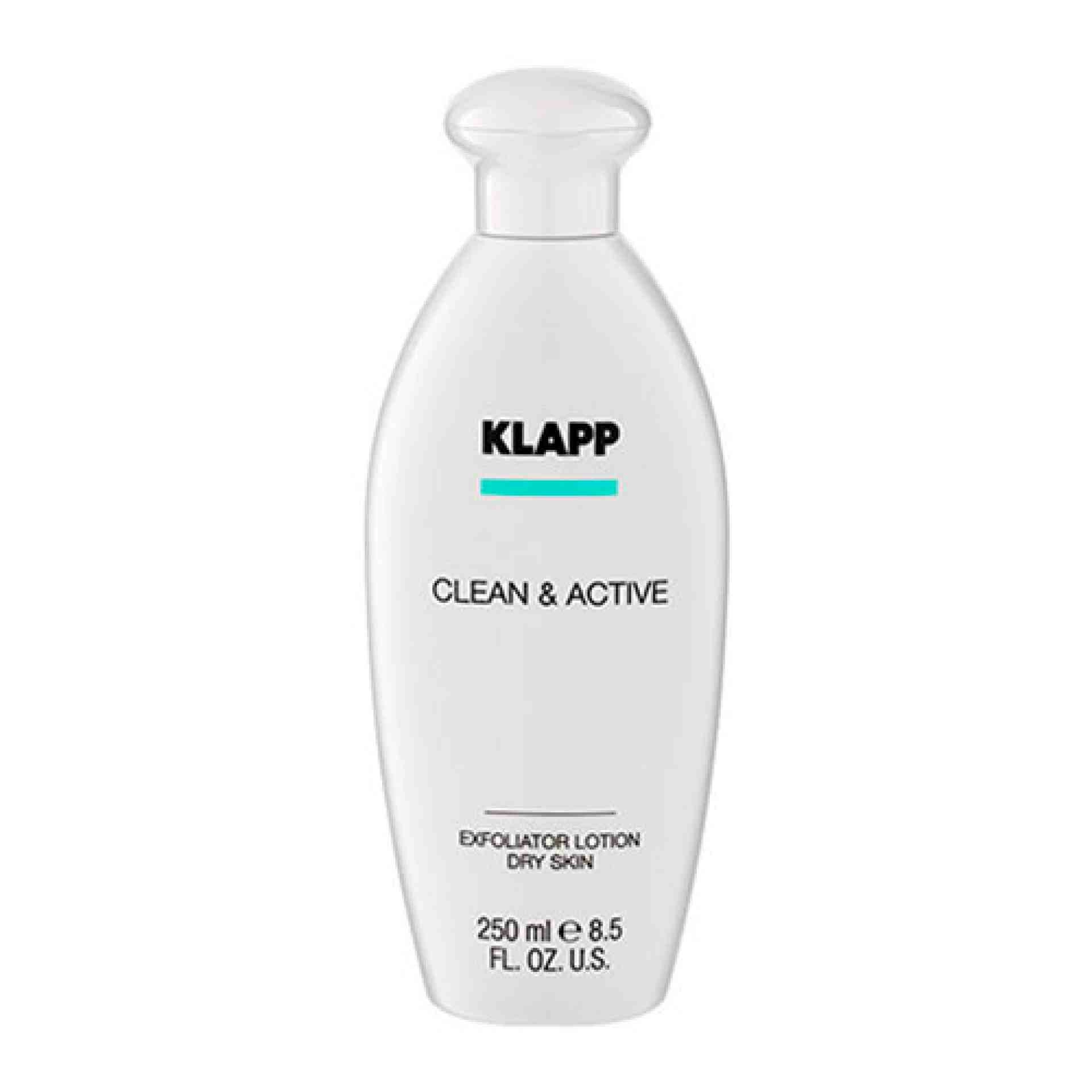 Exfoliator Lotion Dry Skin | Tónico Facial Refrescante 250ml - Clean & Active - Klapp ®